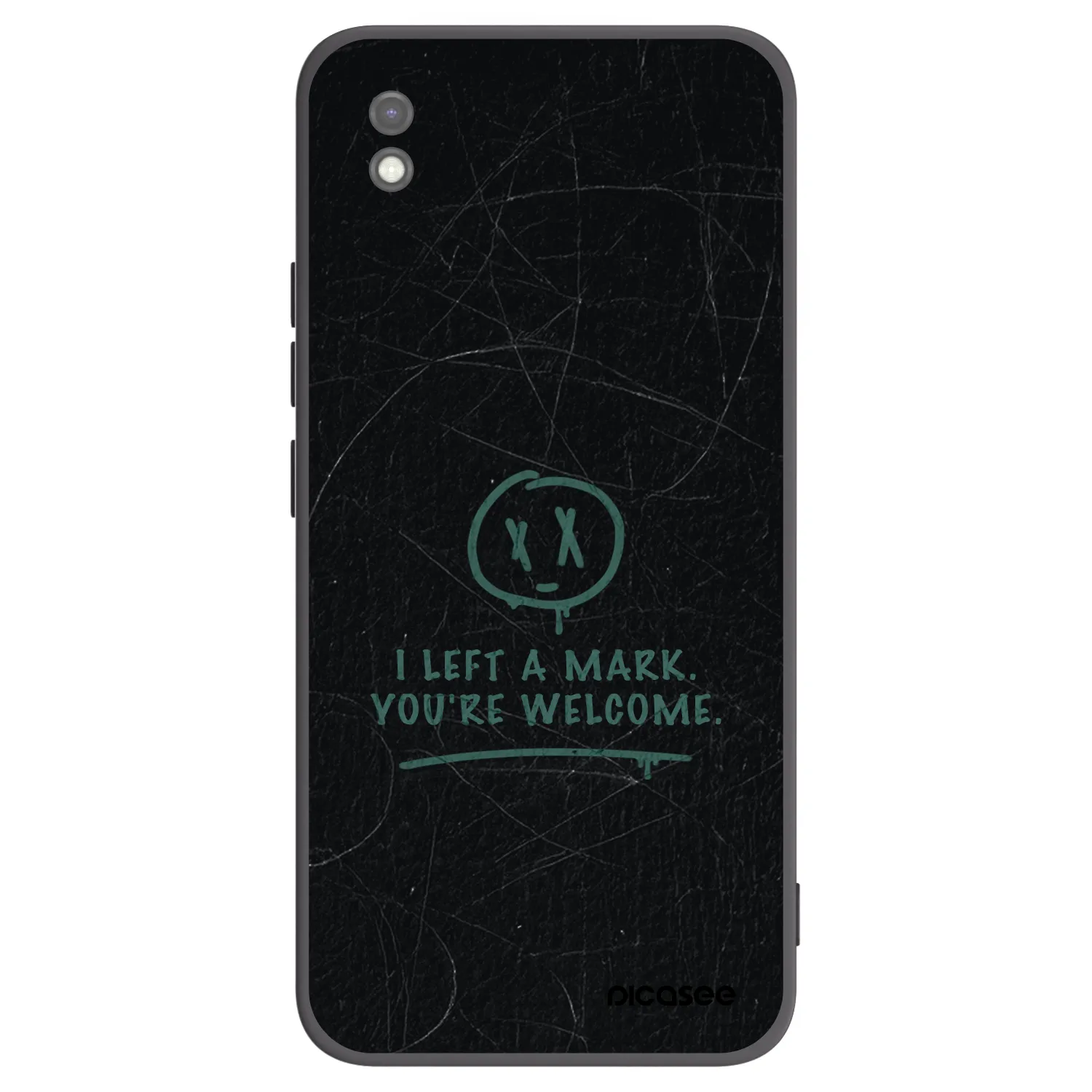 Picasee fekete szilikon tok az alábbi mobiltelefonokra Xiaomi Redmi 9AT - LEFT A MARK