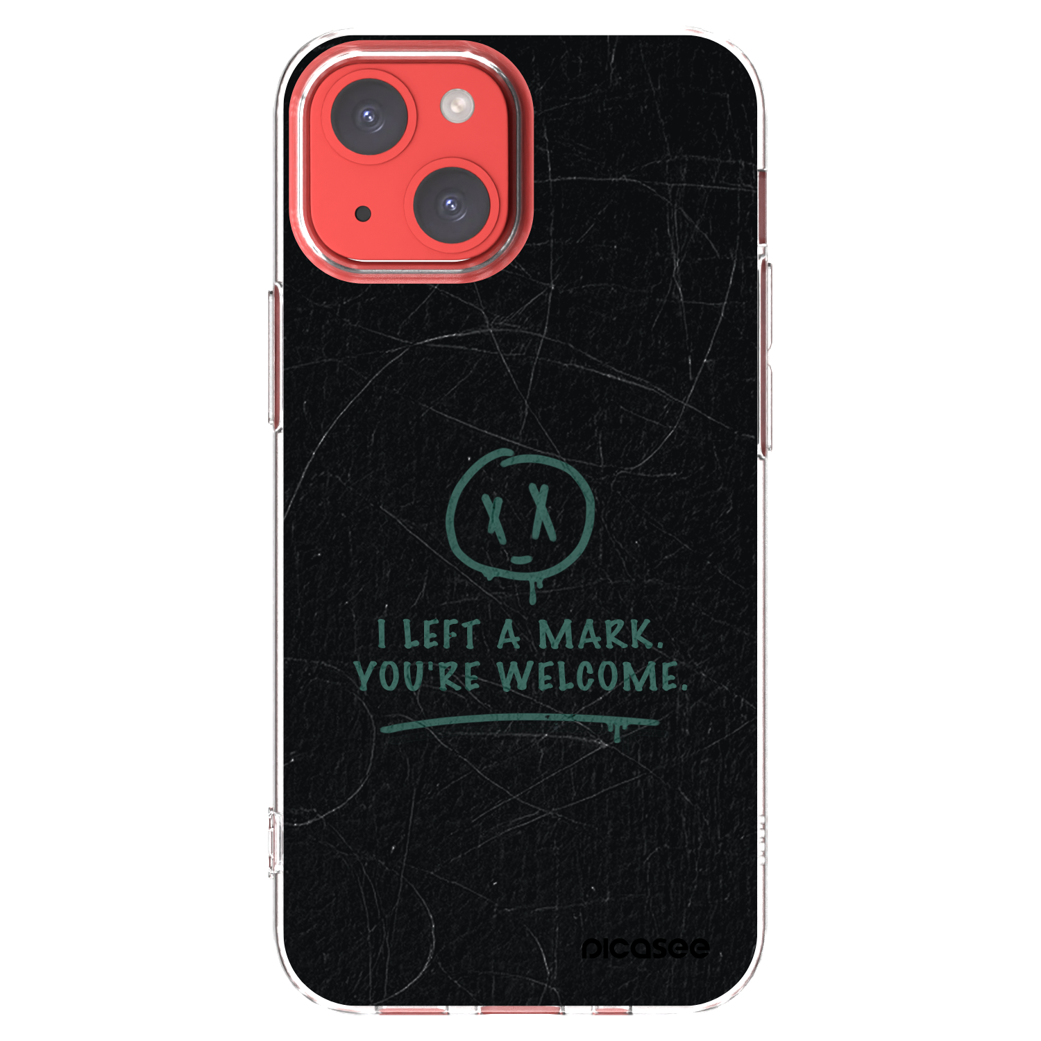 Picasee átlátszó szilikon tok az alábbi mobiltelefonokra Apple iPhone 13 mini - LEFT A MARK