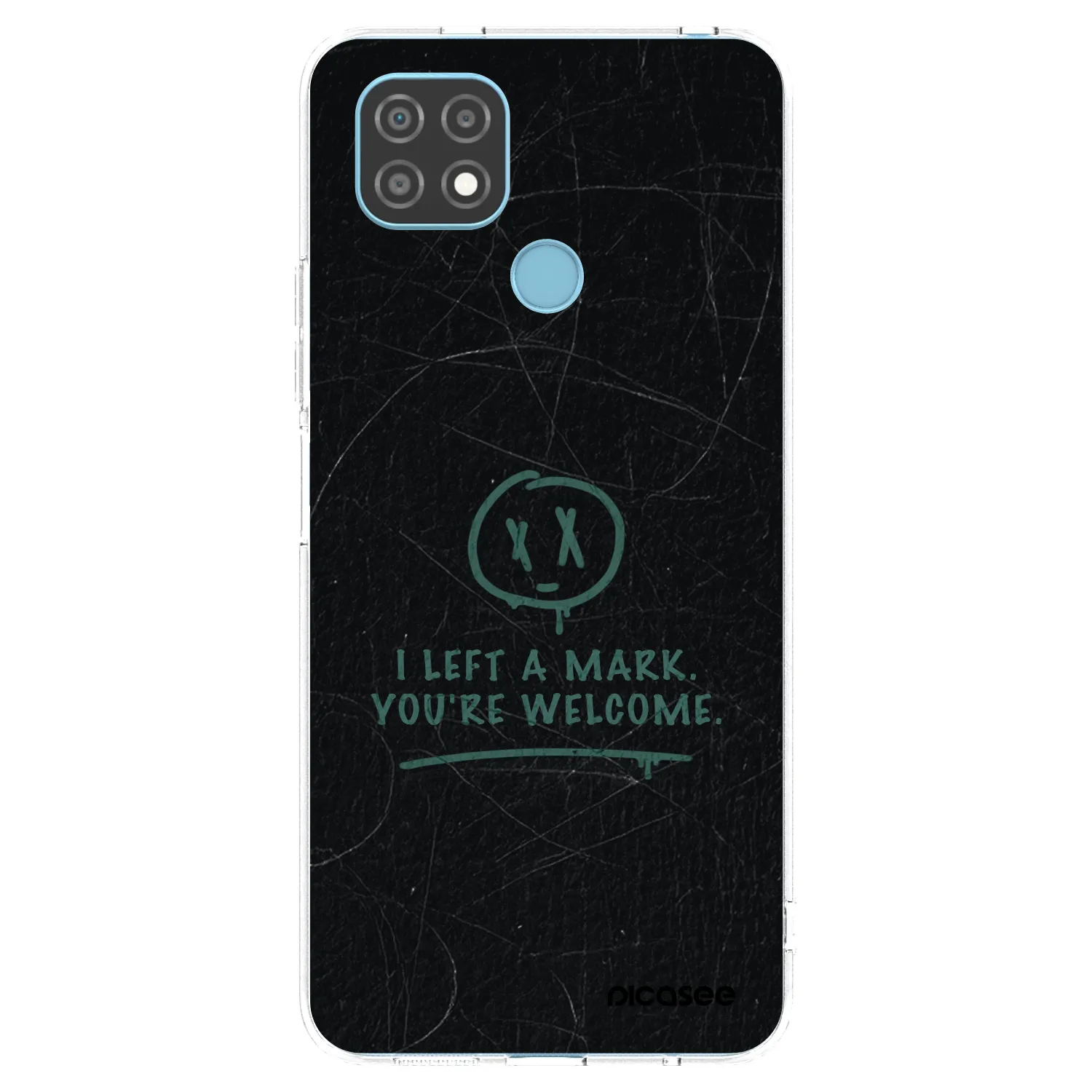 Picasee átlátszó szilikon tok az alábbi mobiltelefonokra Realme C21 - LEFT A MARK