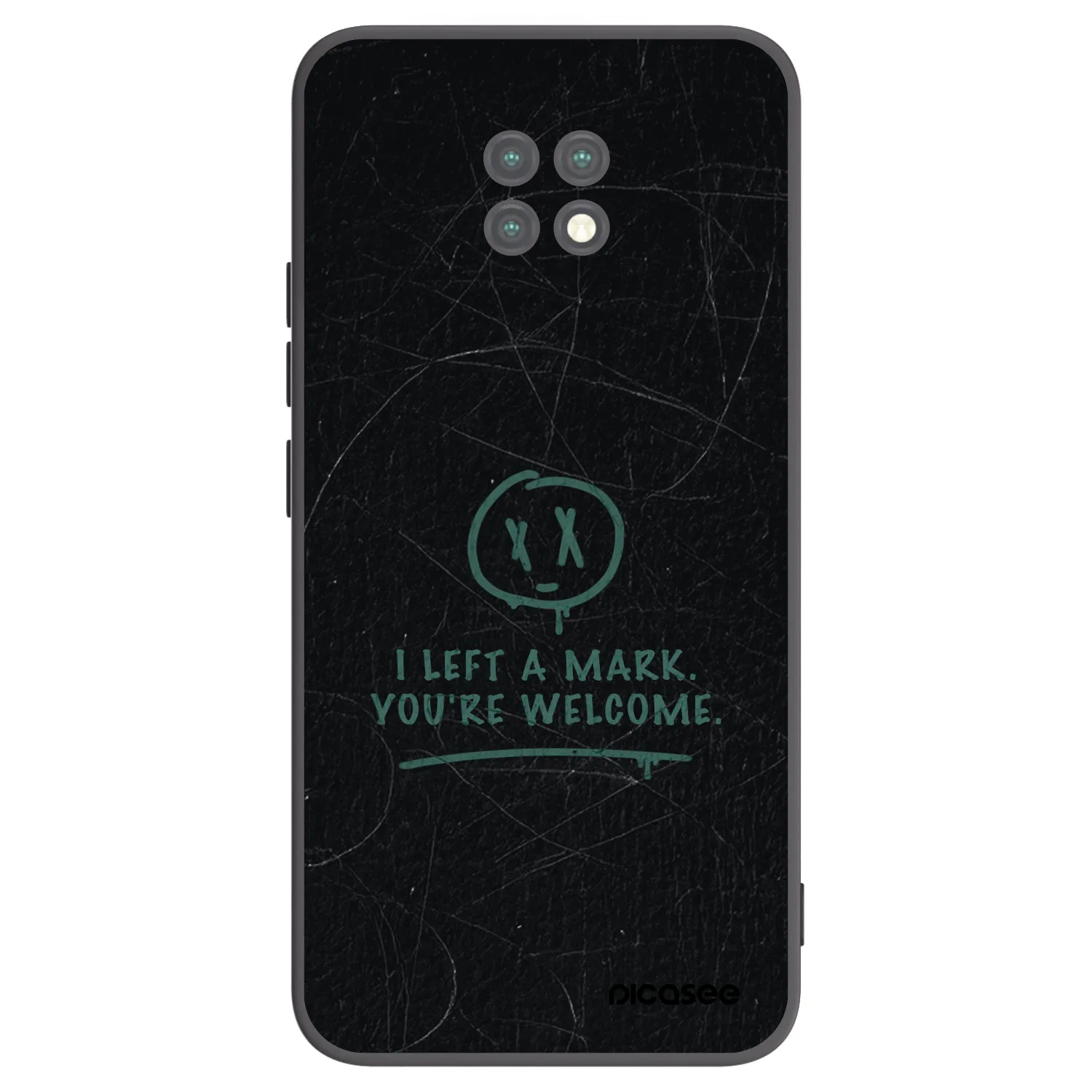 Picasee fekete szilikon tok az alábbi mobiltelefonokra Xiaomi Redmi Note 9T - LEFT A MARK