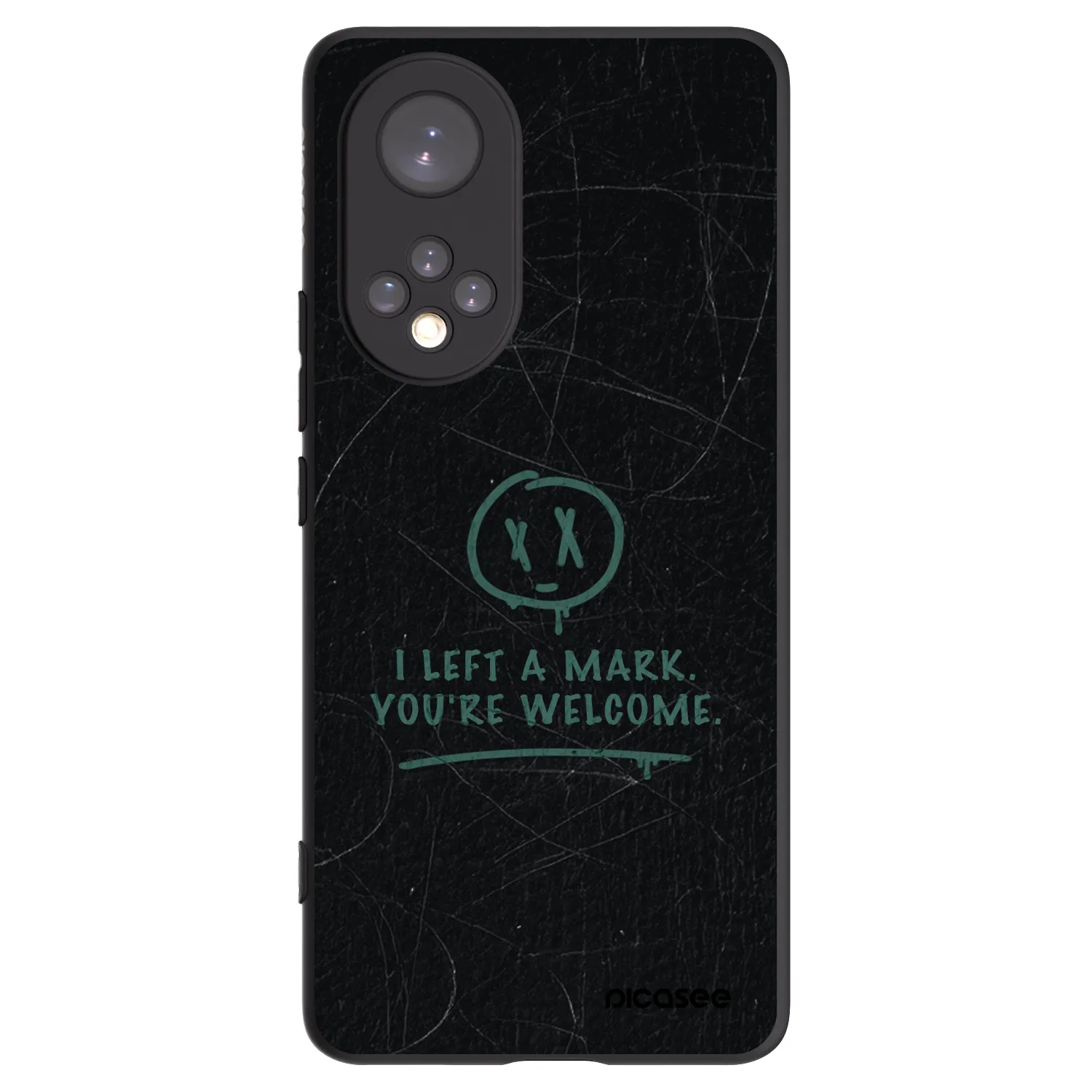 Picasee fekete szilikon tok az alábbi mobiltelefonokra Honor 50 5G - LEFT A MARK
