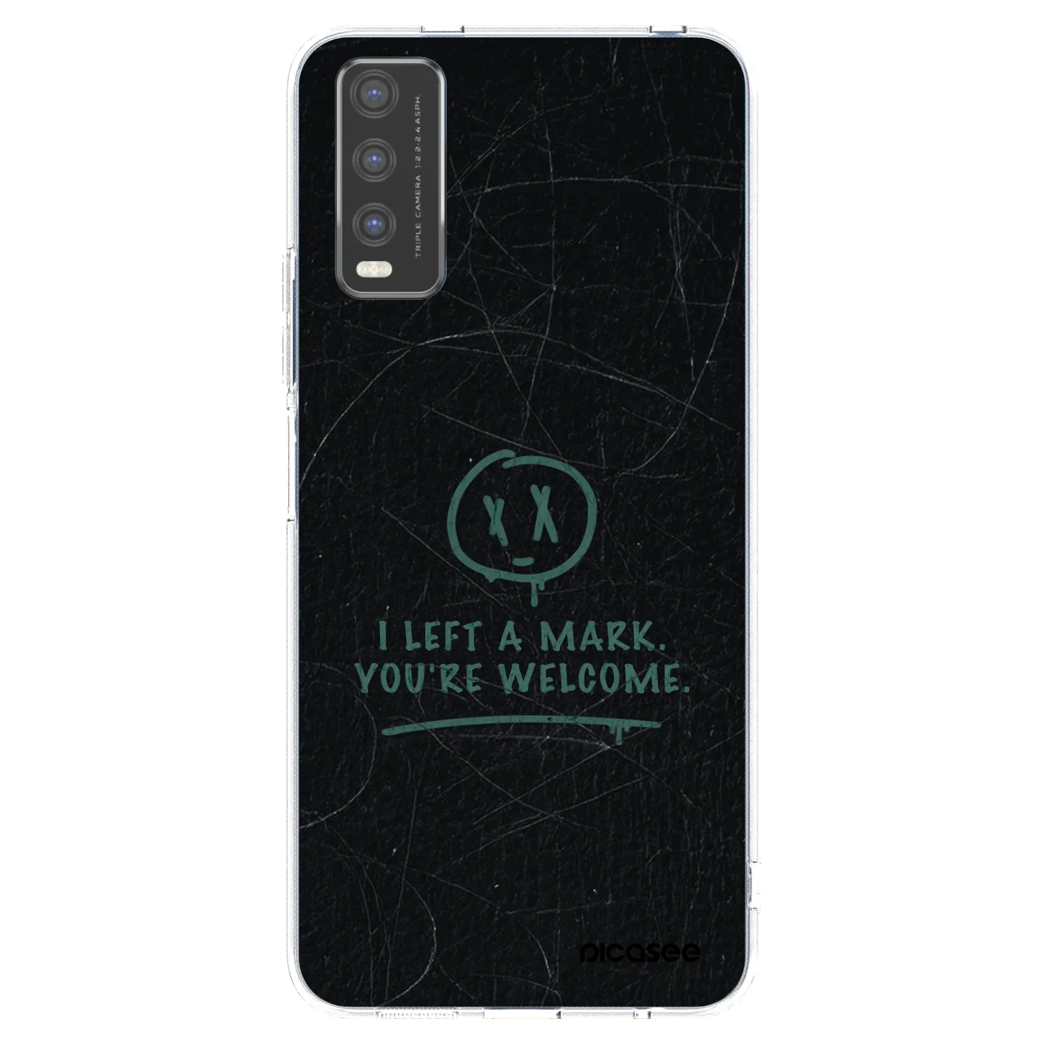 Picasee átlátszó szilikon tok az alábbi mobiltelefonokra Vivo Y20s - LEFT A MARK