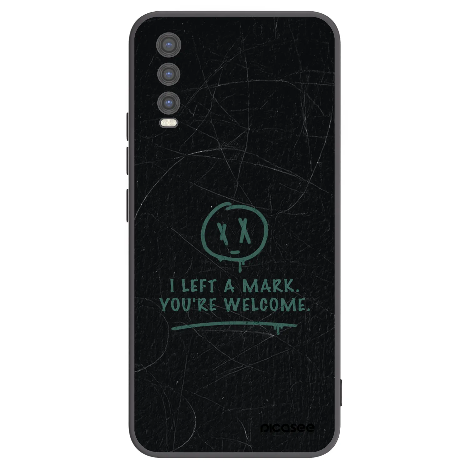 Picasee fekete szilikon tok az alábbi mobiltelefonokra Vivo Y20s - LEFT A MARK