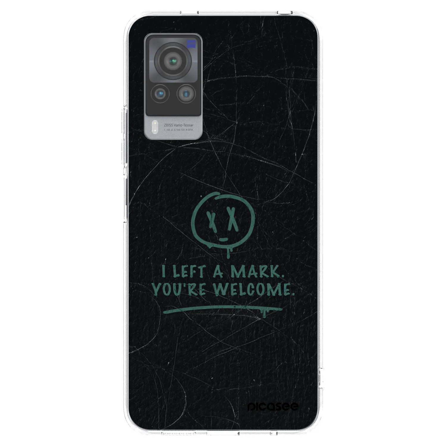 Picasee átlátszó szilikon tok az alábbi mobiltelefonokra Vivo X60 Pro 5G - LEFT A MARK