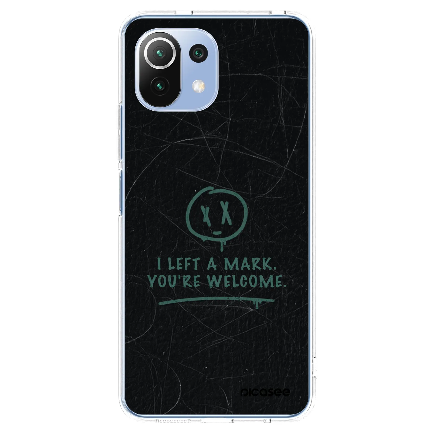 Picasee átlátszó szilikon tok az alábbi mobiltelefonokra Xiaomi 11 Lite 5G NE - LEFT A MARK