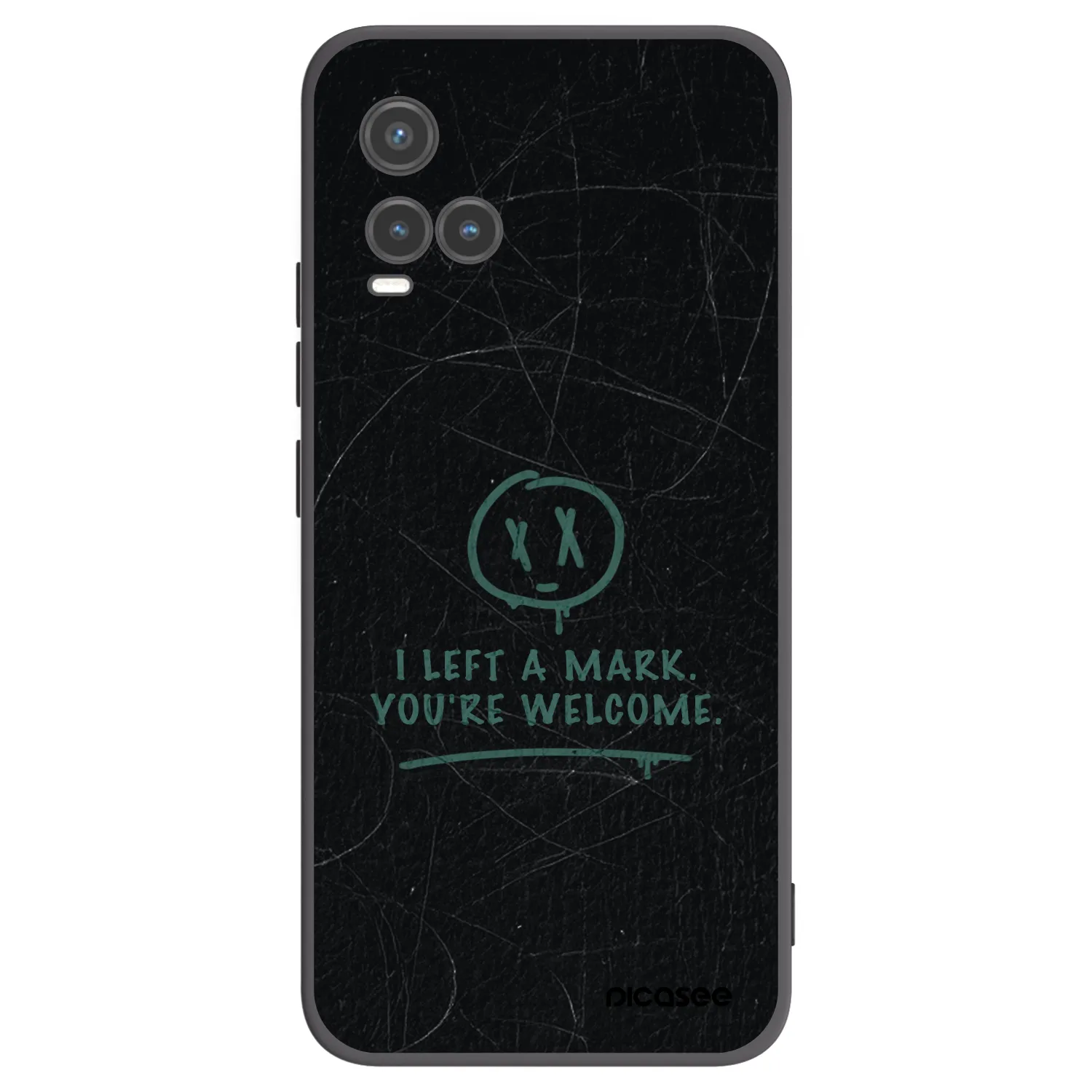 Picasee fekete szilikon tok az alábbi mobiltelefonokra Vivo Y33s - LEFT A MARK