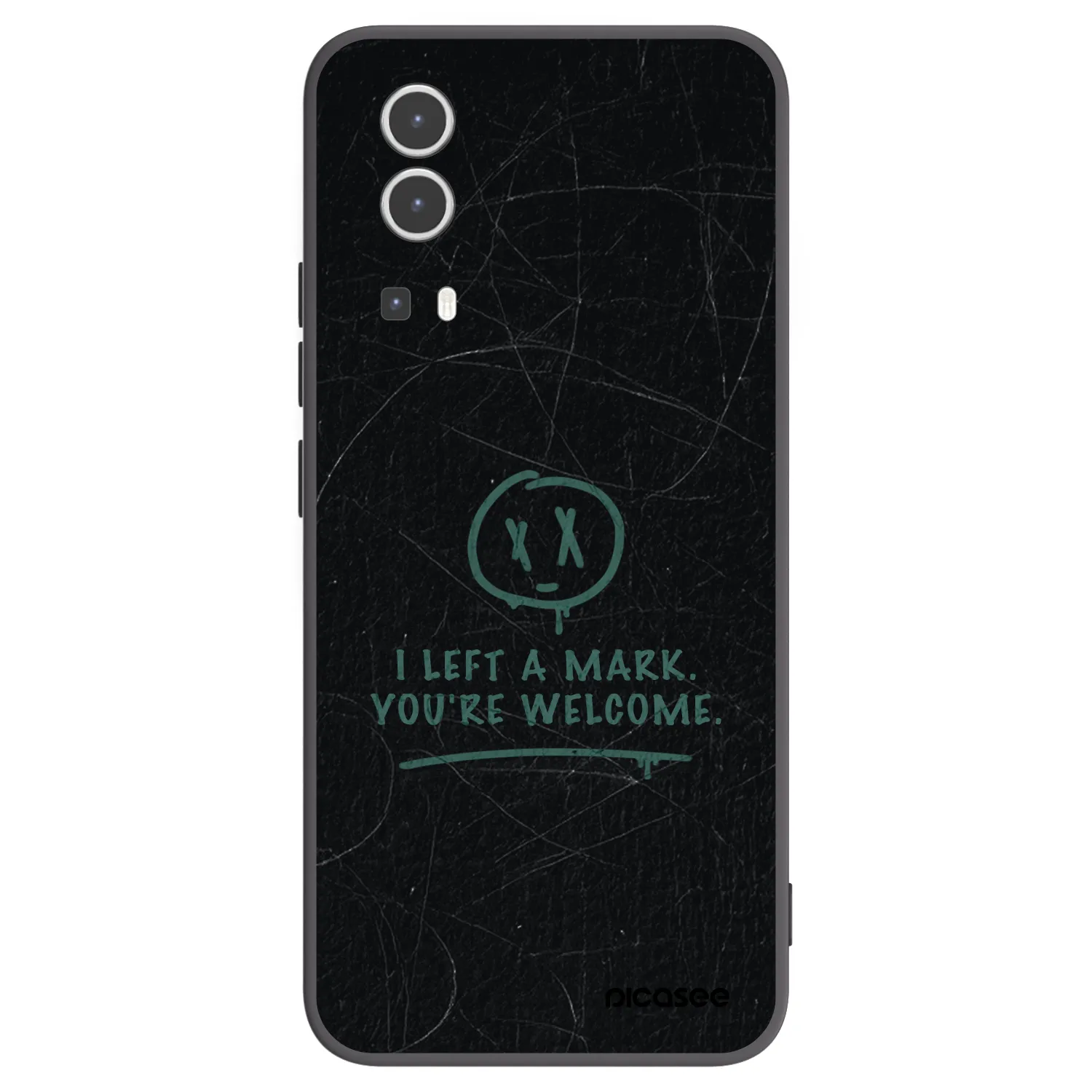 Picasee fekete szilikon tok az alábbi mobiltelefonokra Vivo Y72 5G - LEFT A MARK