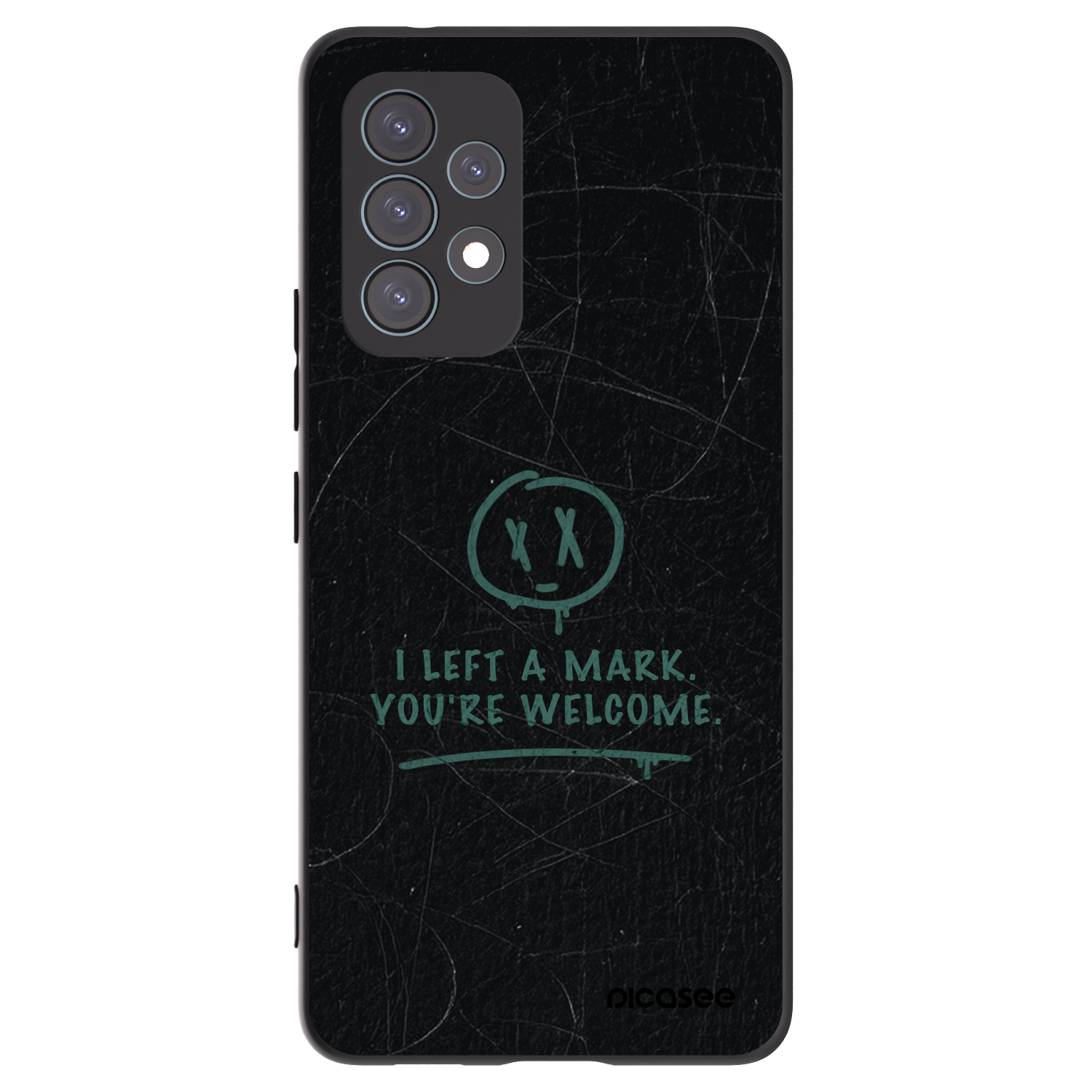 Picasee fekete szilikon tok az alábbi mobiltelefonokra Samsung Galaxy A53 5G A536 - LEFT A MARK