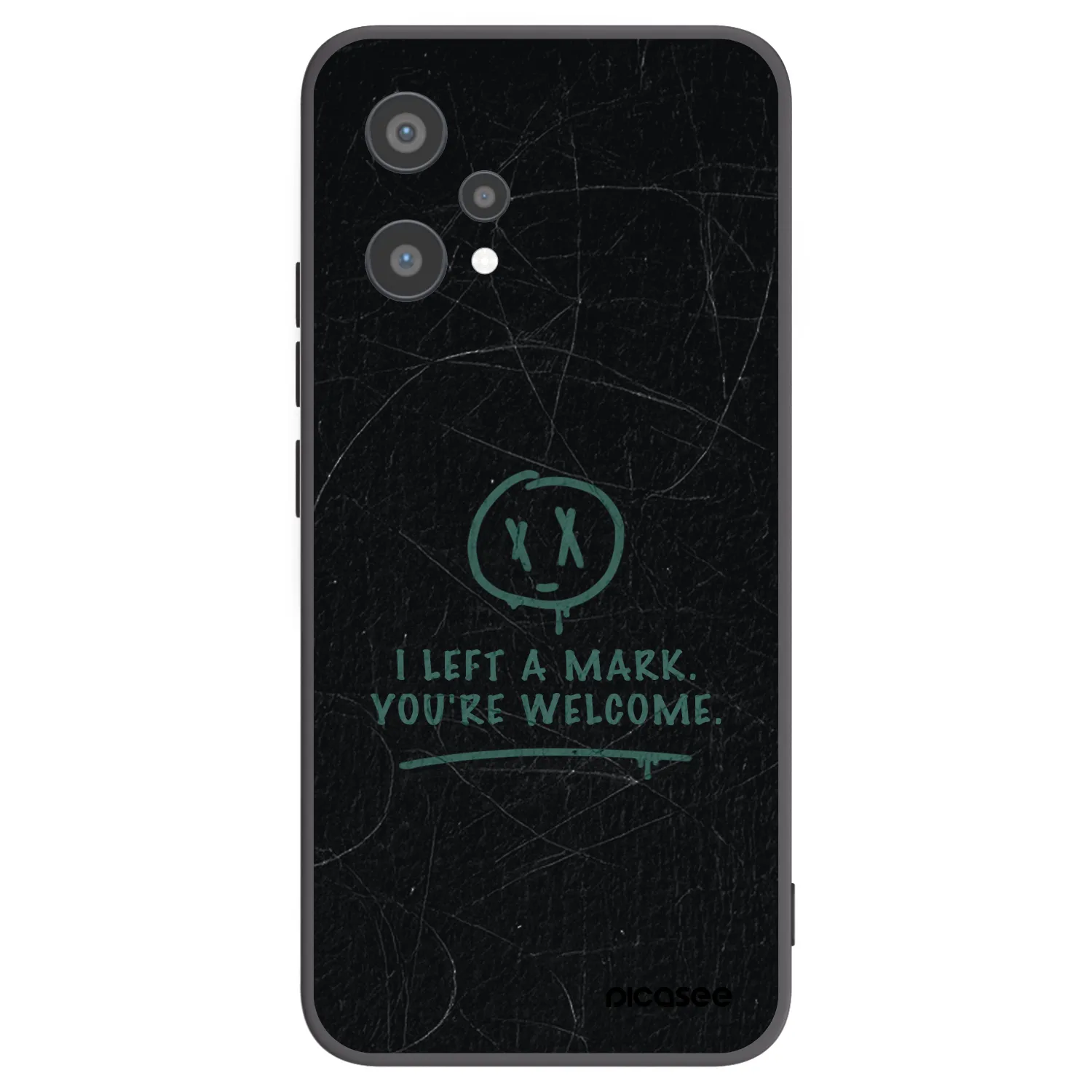 Picasee fekete szilikon tok az alábbi mobiltelefonokra Realme 9 Pro 5G - LEFT A MARK