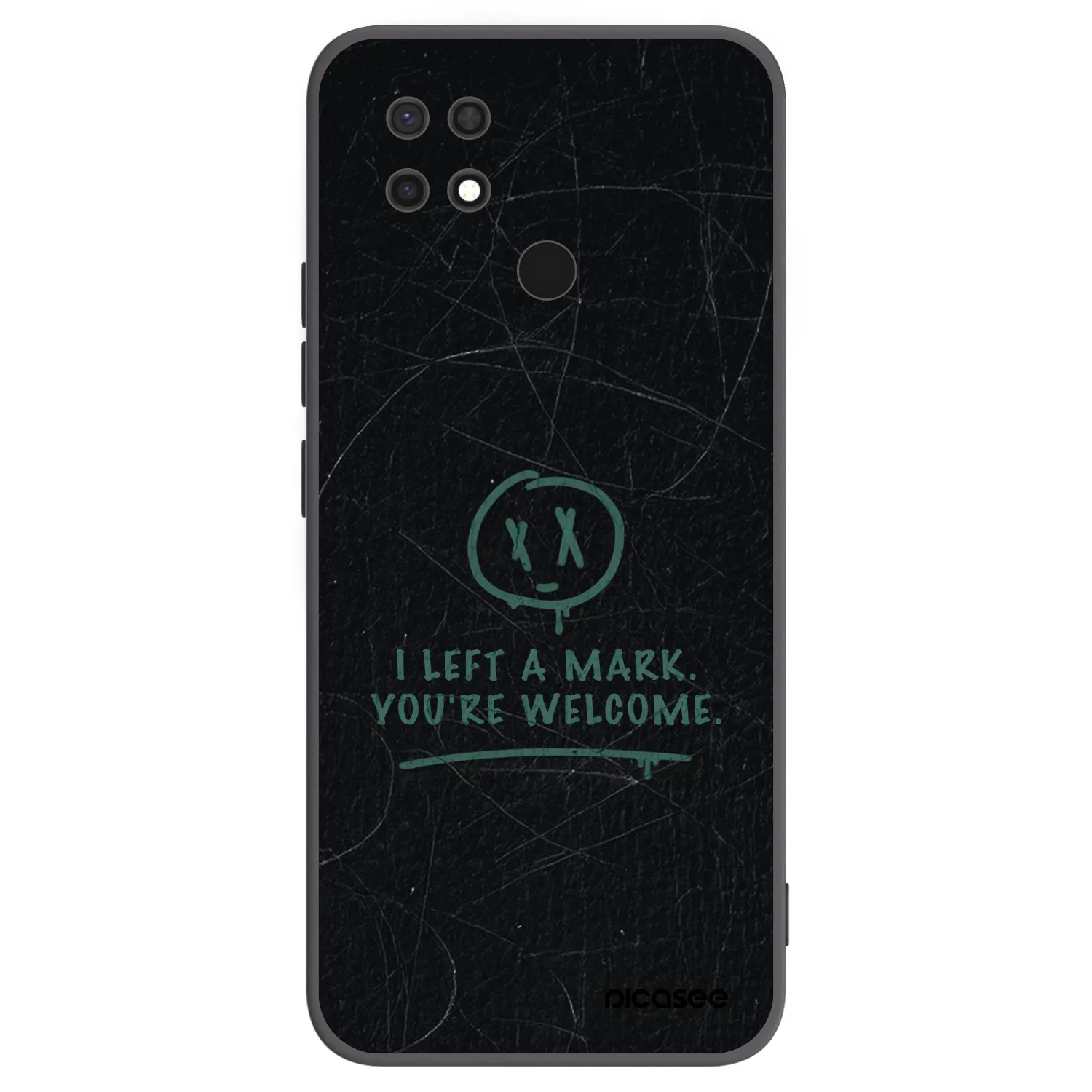 Picasee fekete szilikon tok az alábbi mobiltelefonokra Xiaomi Redmi 10C - LEFT A MARK