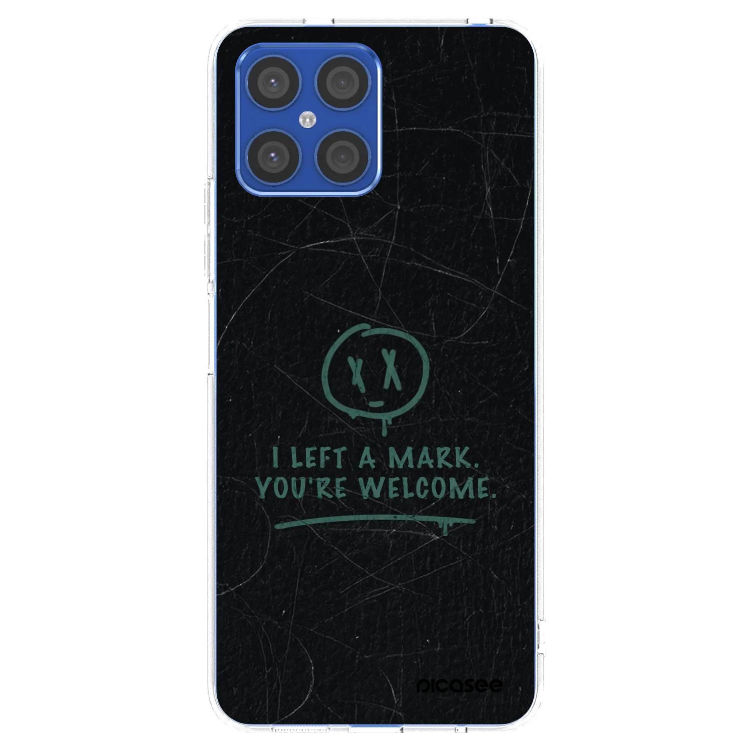 Picasee átlátszó szilikon tok az alábbi mobiltelefonokra Honor X8 4G - LEFT A MARK
