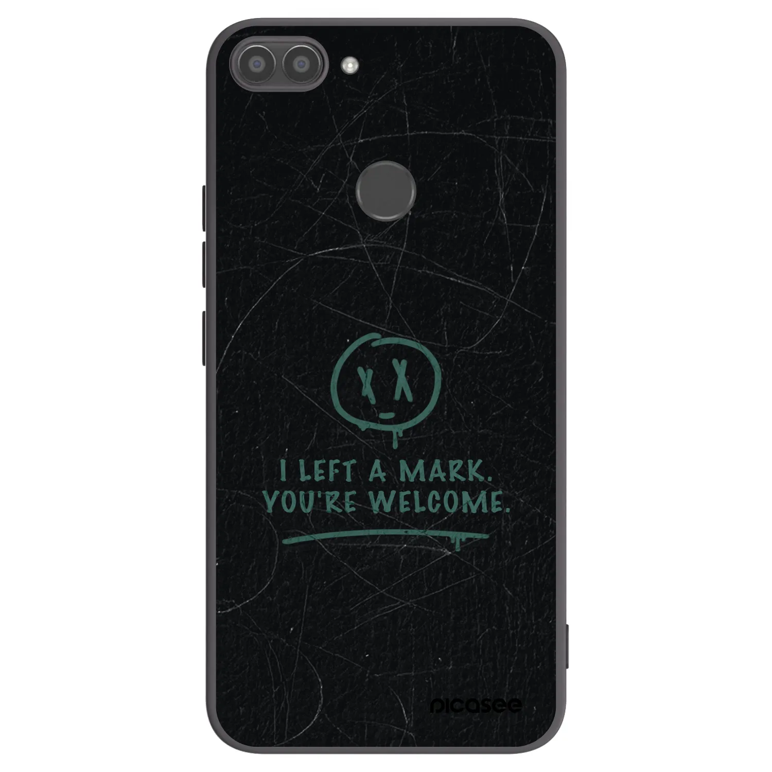 Picasee fekete szilikon tok az alábbi mobiltelefonokra Huawei P Smart - LEFT A MARK