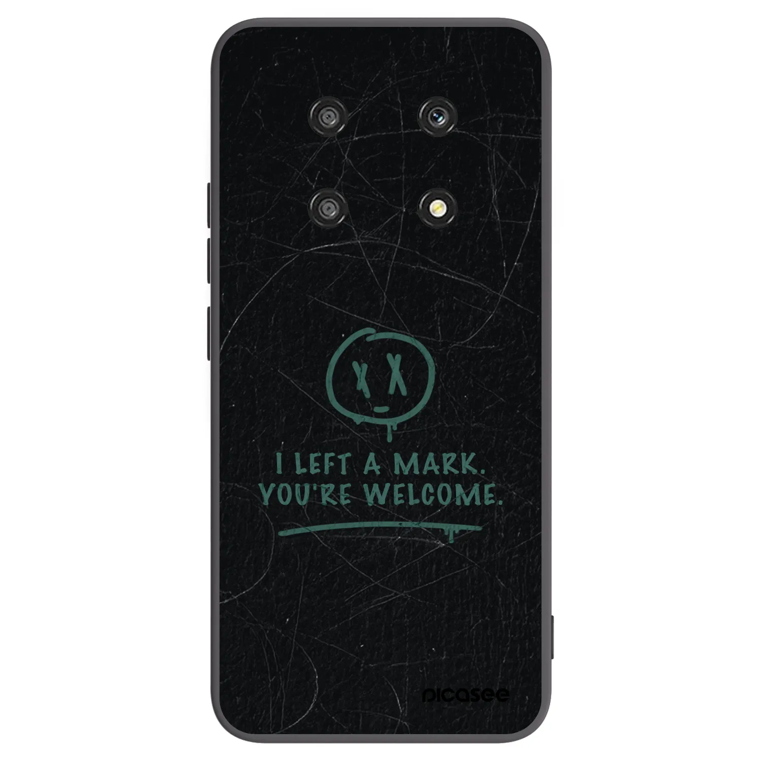 Picasee fekete szilikon tok az alábbi mobiltelefonokra Honor Magic4 Lite 5G - LEFT A MARK