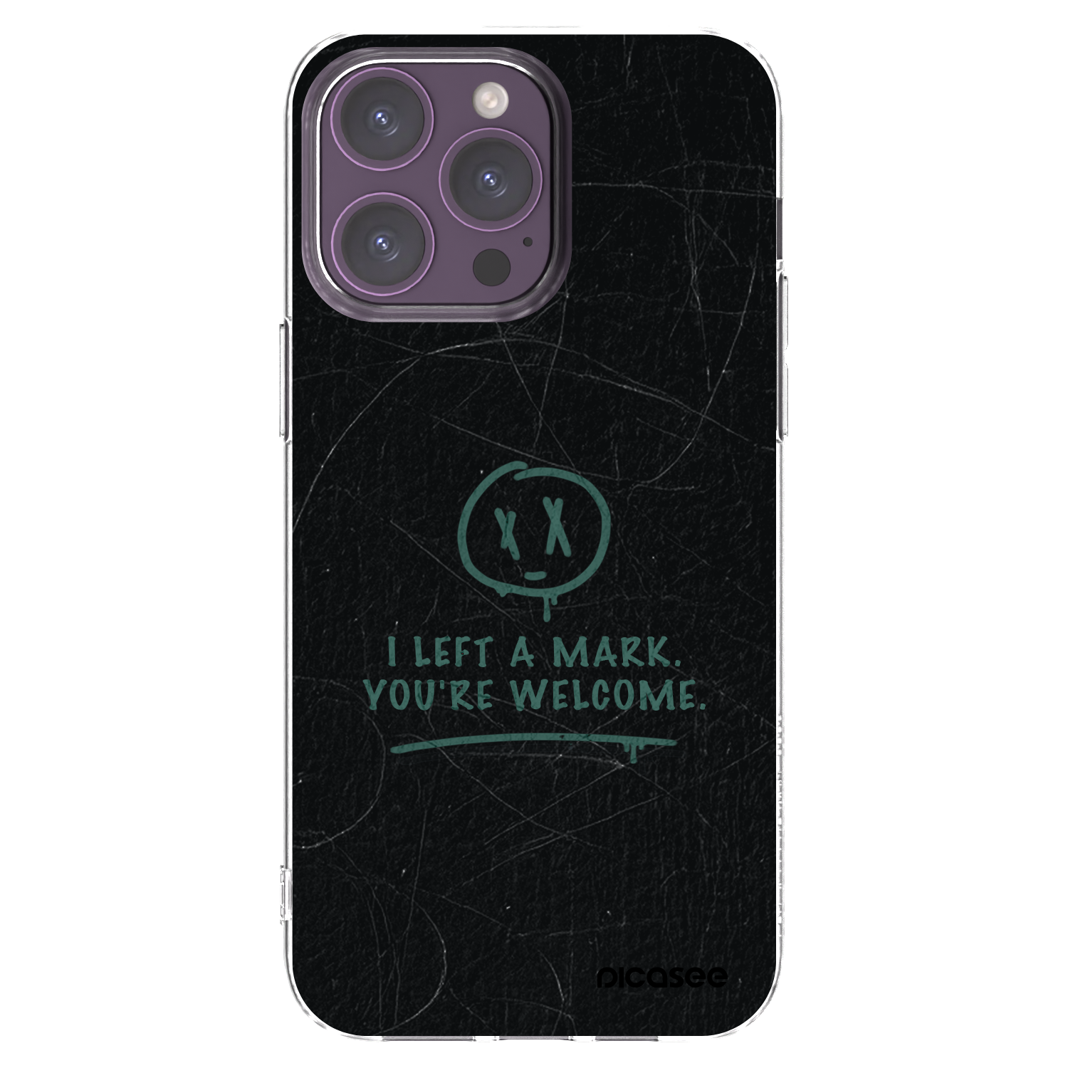 Picasee átlátszó szilikon tok az alábbi mobiltelefonokra Apple iPhone 14 Pro Max - LEFT A MARK