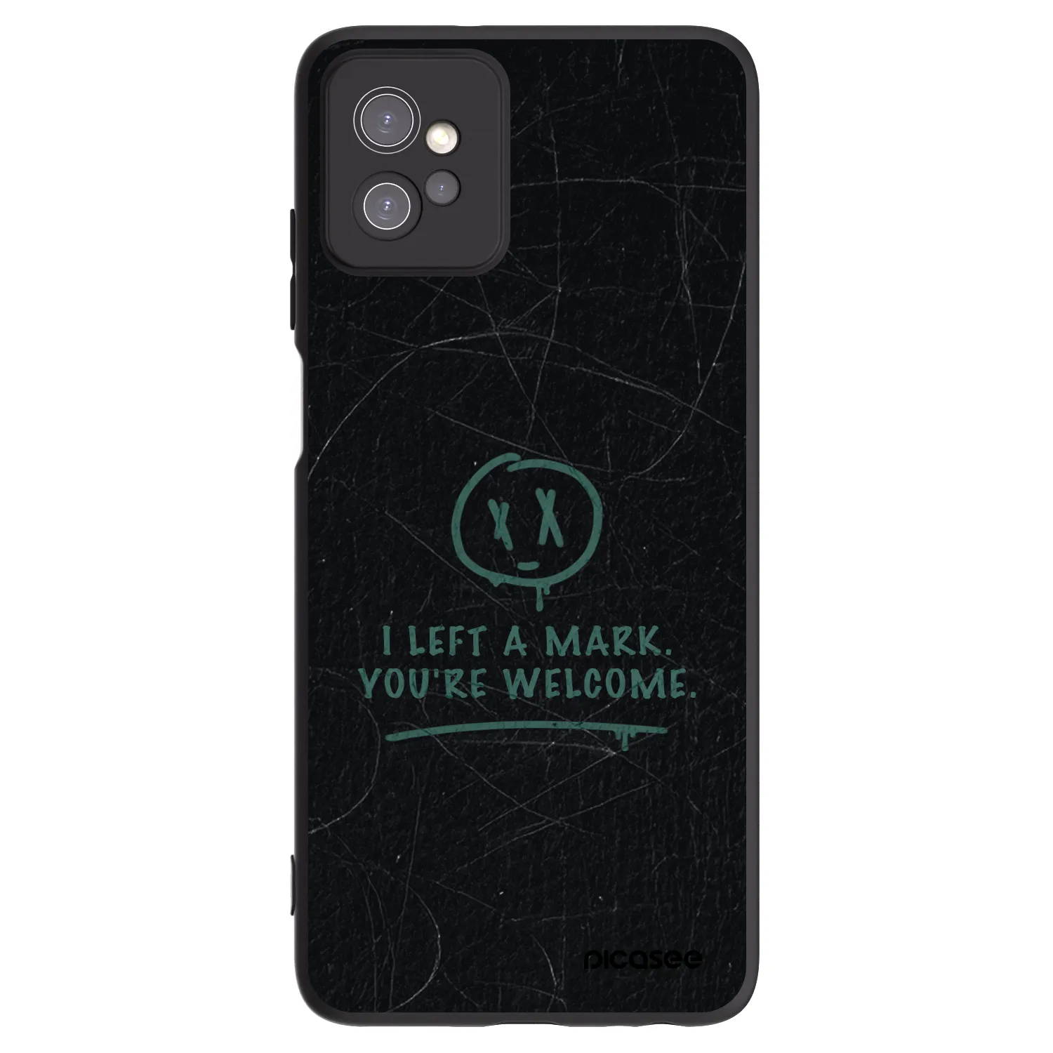 Picasee fekete szilikon tok az alábbi mobiltelefonokra Motorola Moto G32 - LEFT A MARK