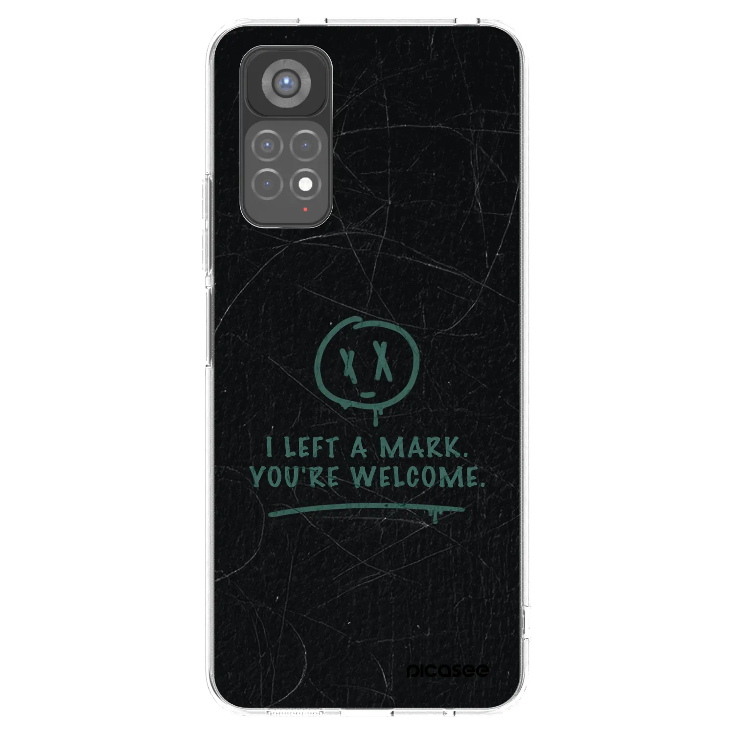 Picasee átlátszó szilikon tok az alábbi mobiltelefonokra Xiaomi Redmi Note 11S 5G - LEFT A MARK