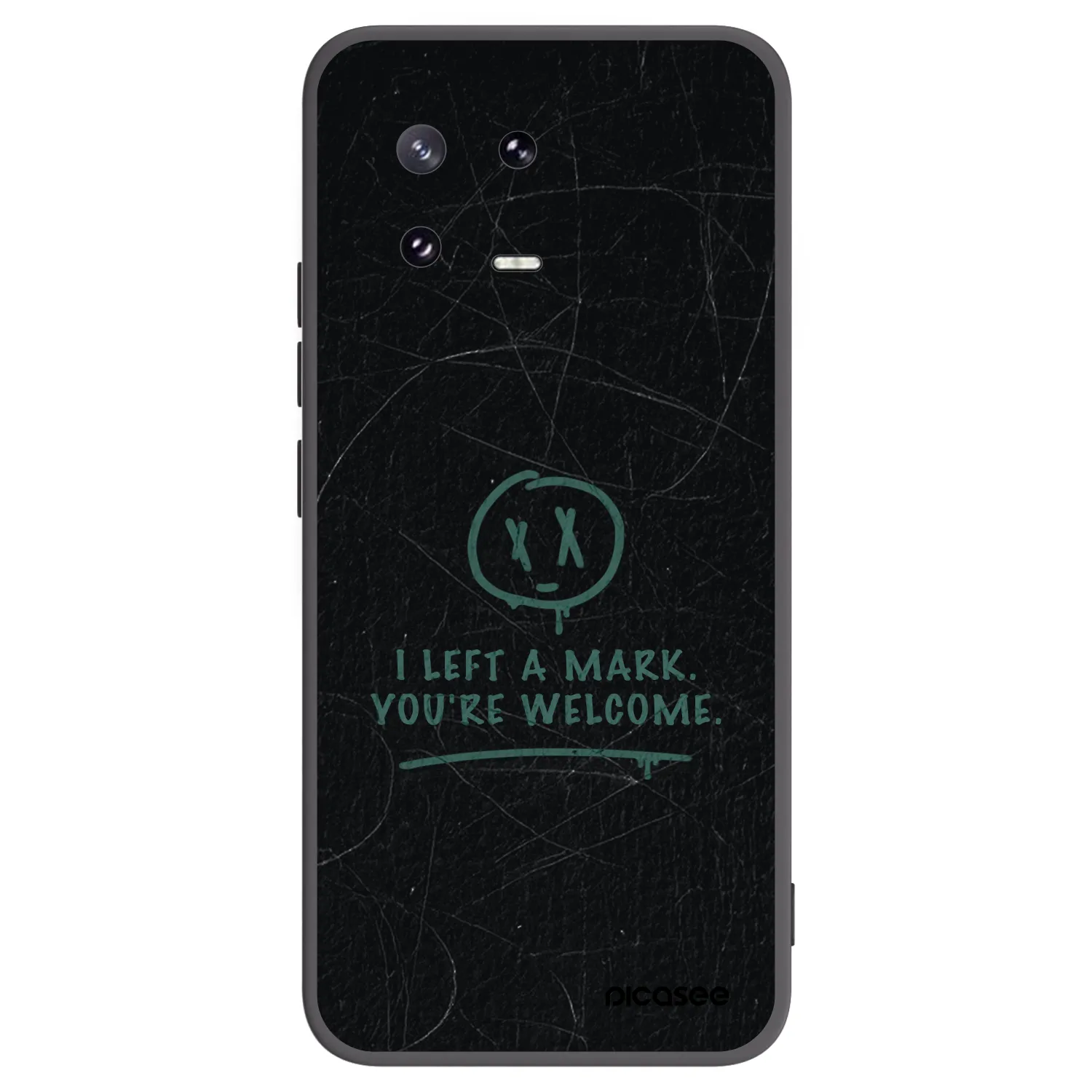 Picasee fekete szilikon tok az alábbi mobiltelefonokra Xiaomi 13 Pro - LEFT A MARK