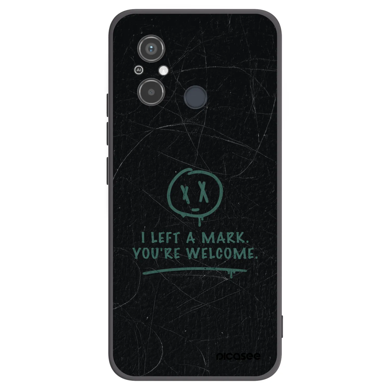 Picasee fekete szilikon tok az alábbi mobiltelefonokra Xiaomi Redmi 12C - LEFT A MARK