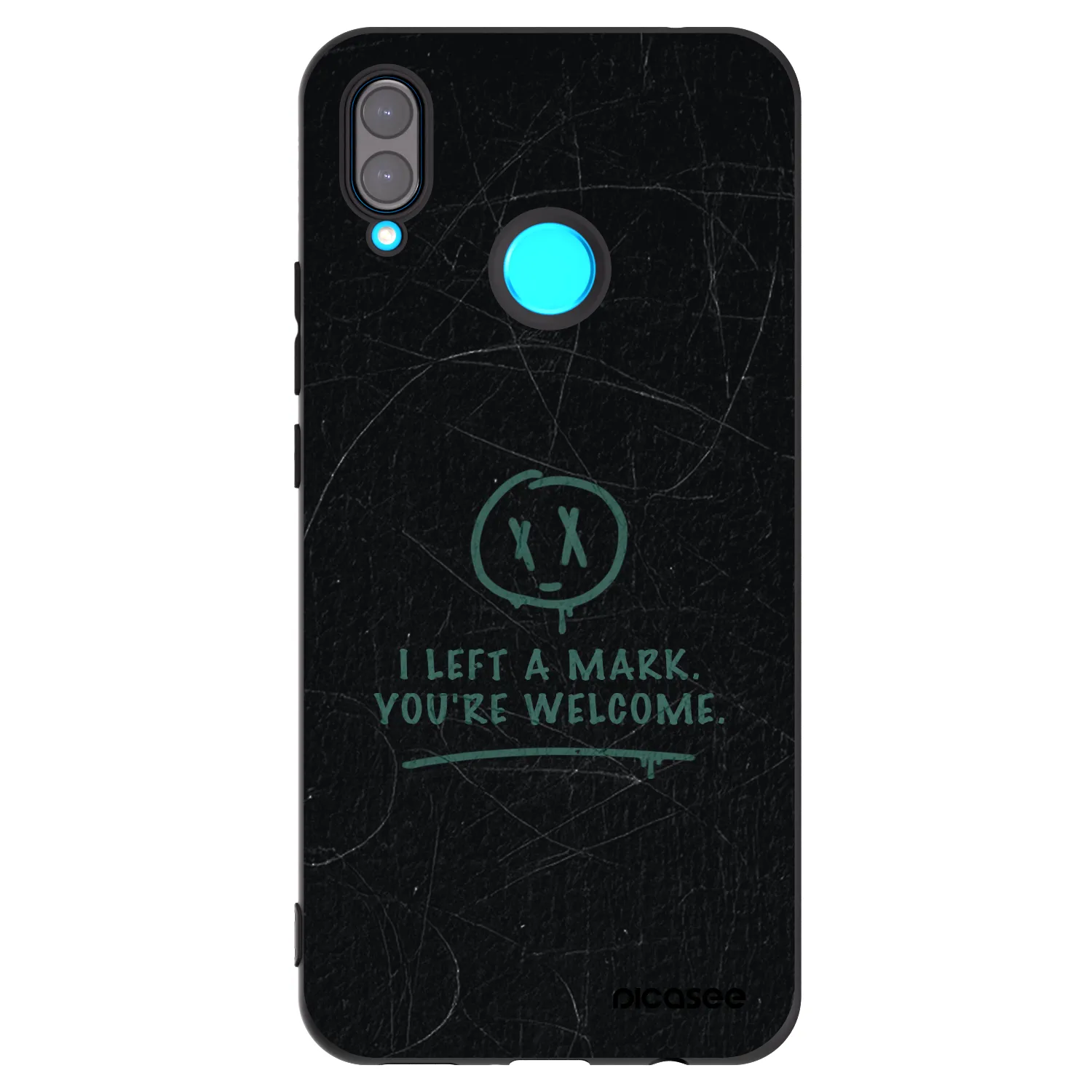 Picasee fekete szilikon tok az alábbi mobiltelefonokra Huawei Nova 3i - LEFT A MARK