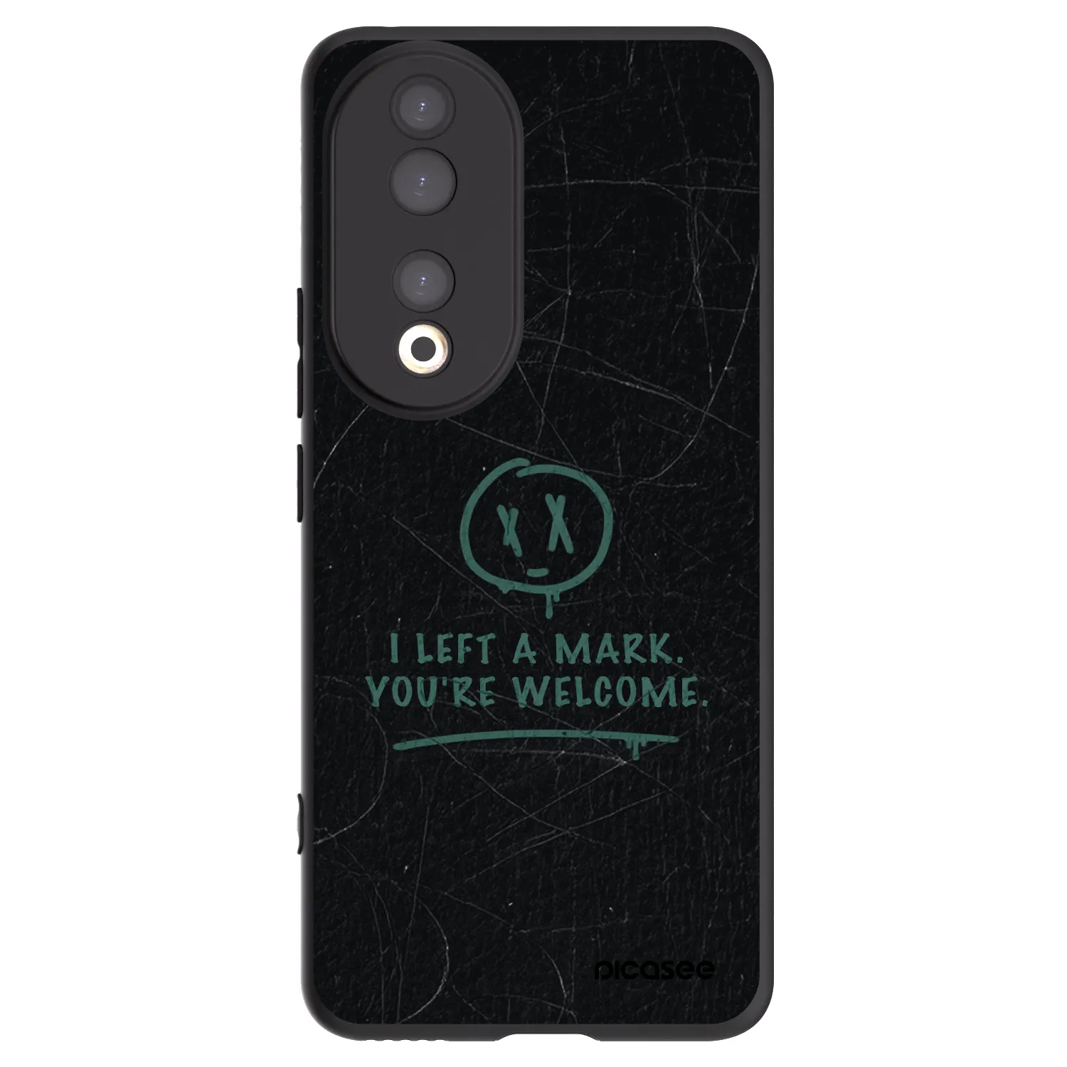 Picasee fekete szilikon tok az alábbi mobiltelefonokra Honor 90 5G - LEFT A MARK