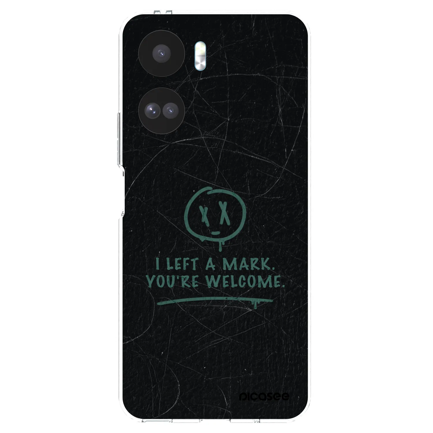 Picasee átlátszó szilikon tok az alábbi mobiltelefonokra Honor 90 Lite 5G - LEFT A MARK