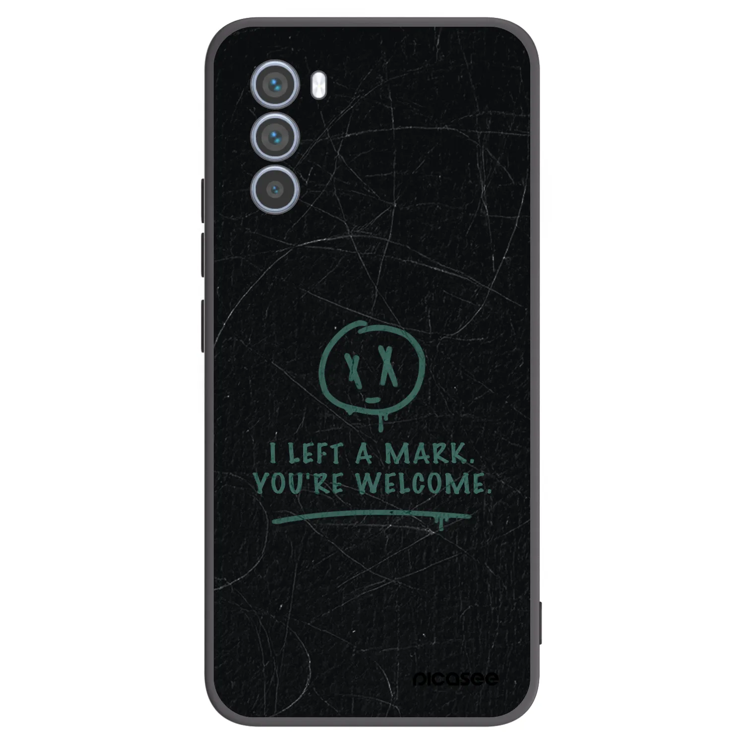 Picasee fekete szilikon tok az alábbi mobiltelefonokra Motorola Moto G62 - LEFT A MARK