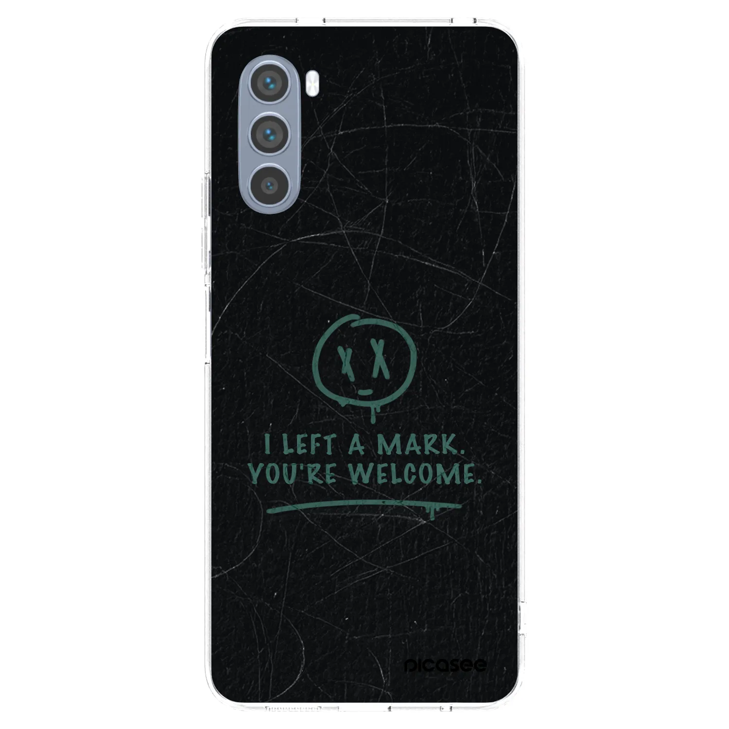 Picasee átlátszó szilikon tok az alábbi mobiltelefonokra Motorola Moto G62 - LEFT A MARK