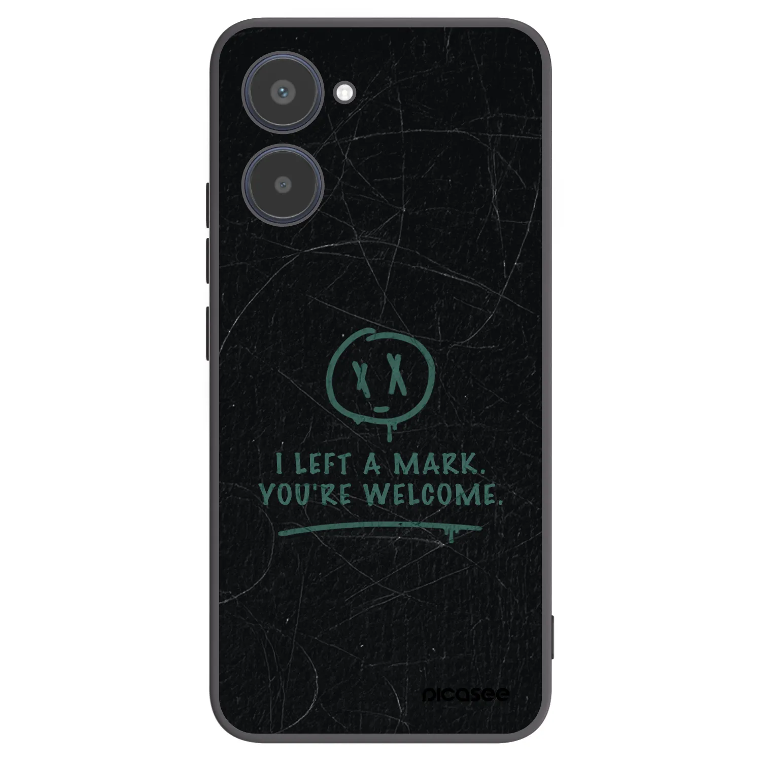 Picasee fekete szilikon tok az alábbi mobiltelefonokra Realme 10 4G - LEFT A MARK