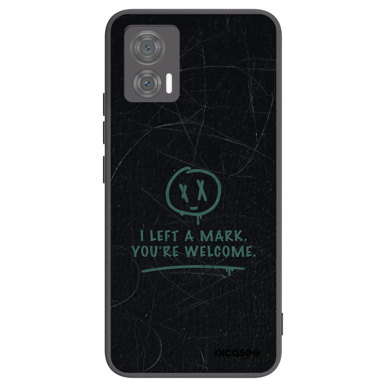 Picasee fekete szilikon tok az alábbi mobiltelefonokra Motorola Edge 30 Neo - LEFT A MARK