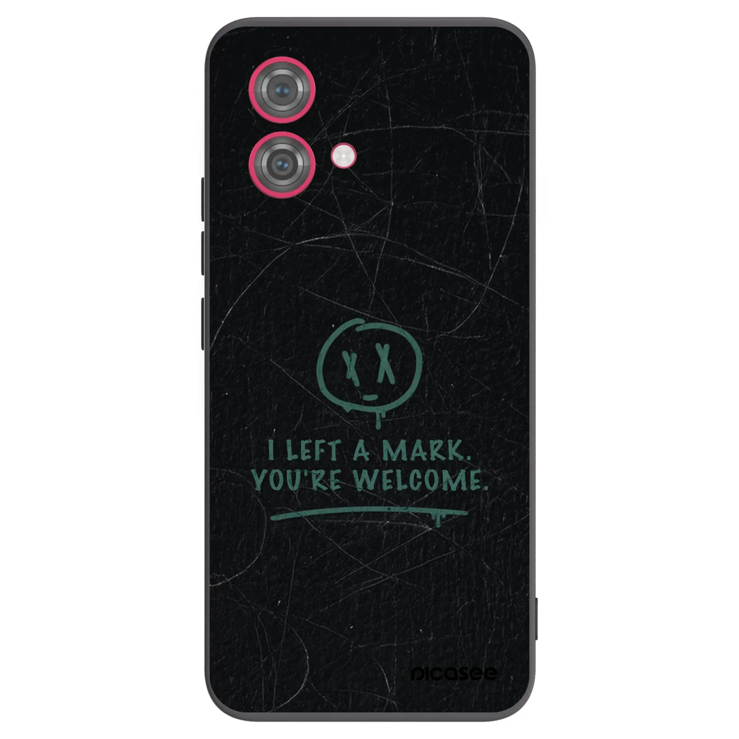 Picasee fekete szilikon tok az alábbi mobiltelefonokra Motorola Moto G84 5G - LEFT A MARK