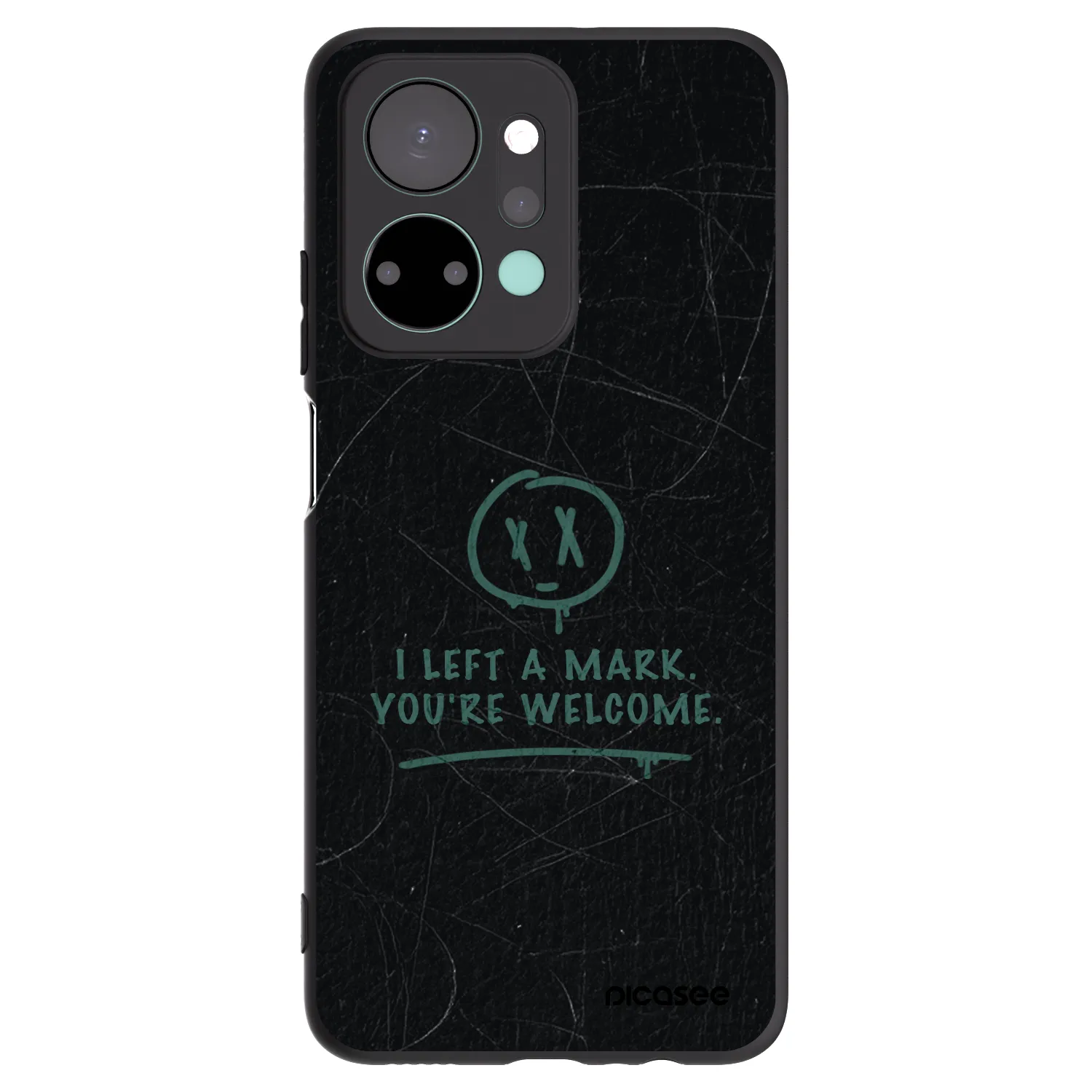 Picasee fekete szilikon tok az alábbi mobiltelefonokra Honor X7a - LEFT A MARK