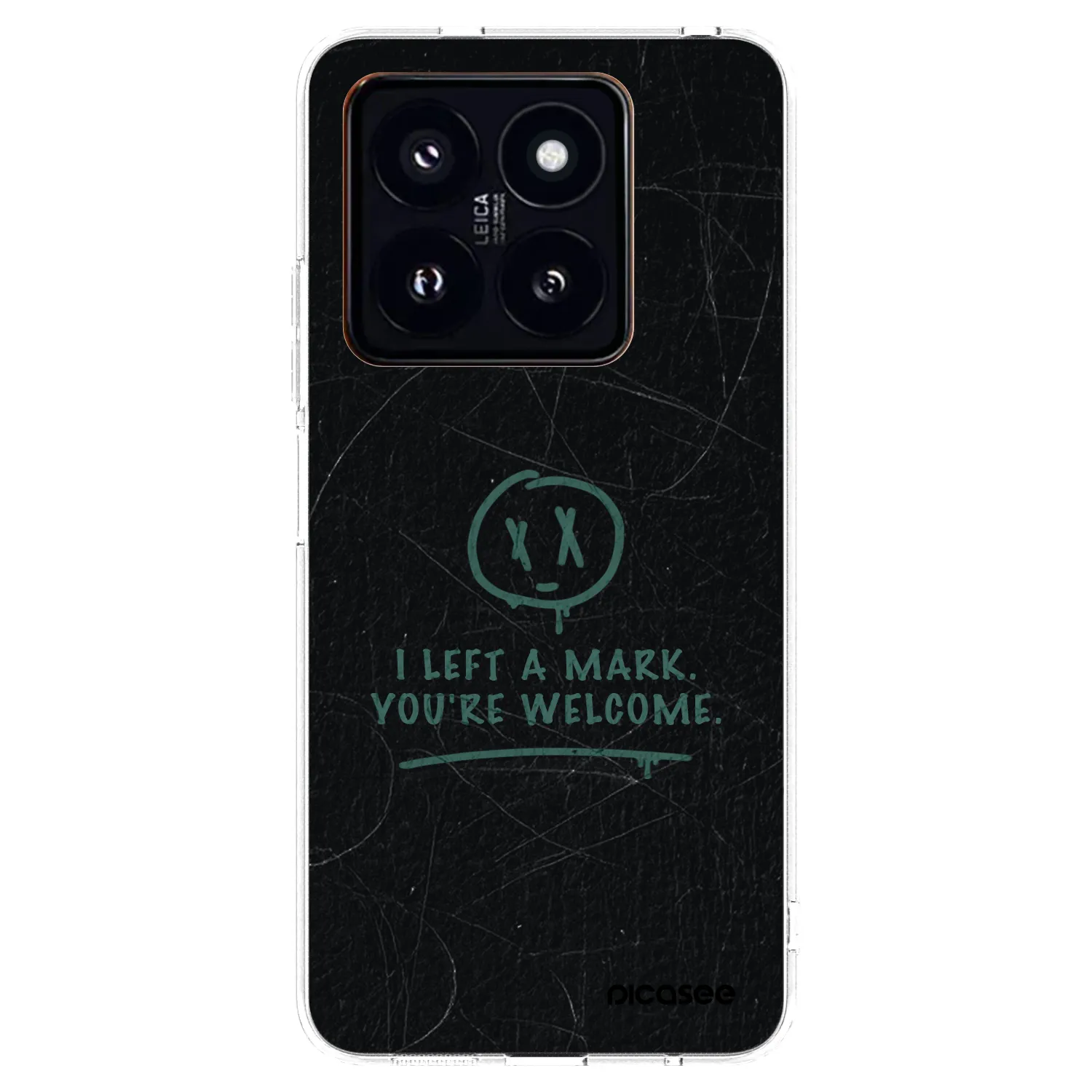 Picasee átlátszó szilikon tok az alábbi mobiltelefonokra Xiaomi 14 Pro - LEFT A MARK