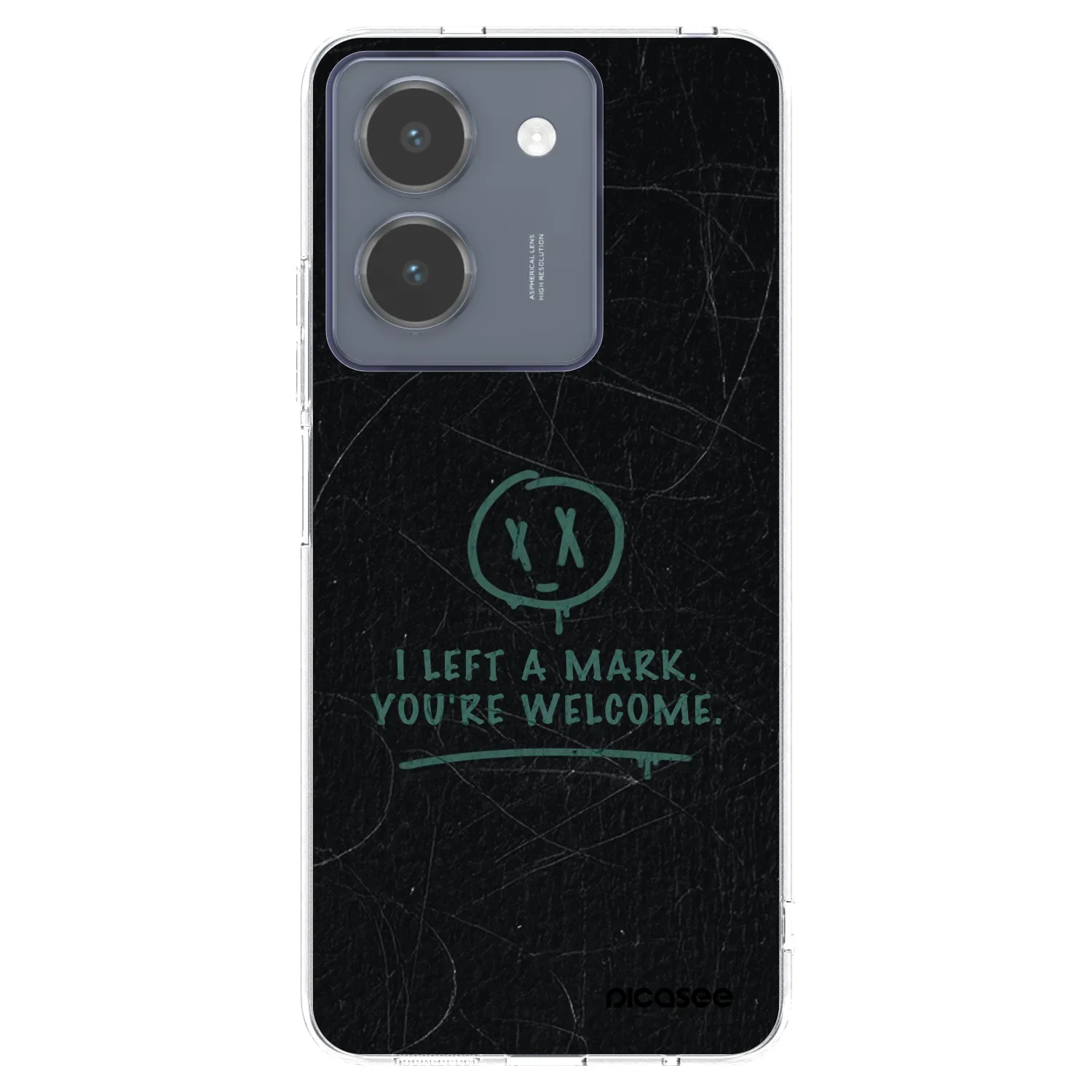 Picasee átlátszó szilikon tok az alábbi mobiltelefonokra Vivo Y36 4G - LEFT A MARK