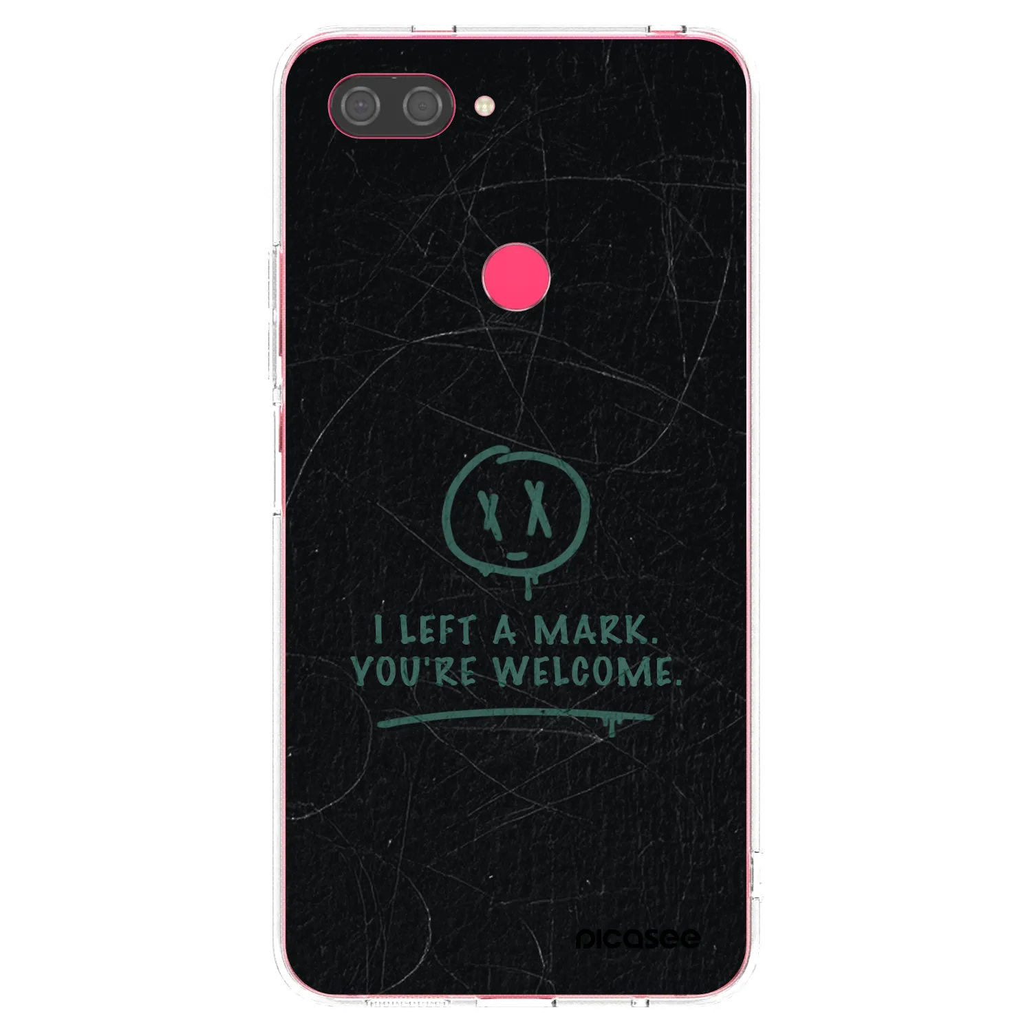 Picasee átlátszó szilikon tok az alábbi mobiltelefonokra Xiaomi Mi 8 Lite - LEFT A MARK