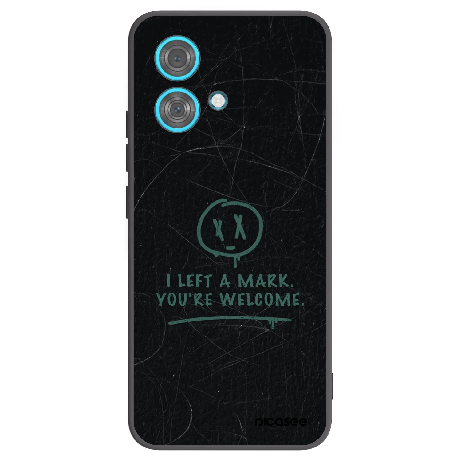 Picasee fekete szilikon tok az alábbi mobiltelefonokra Motorola Edge 40 Neo - LEFT A MARK