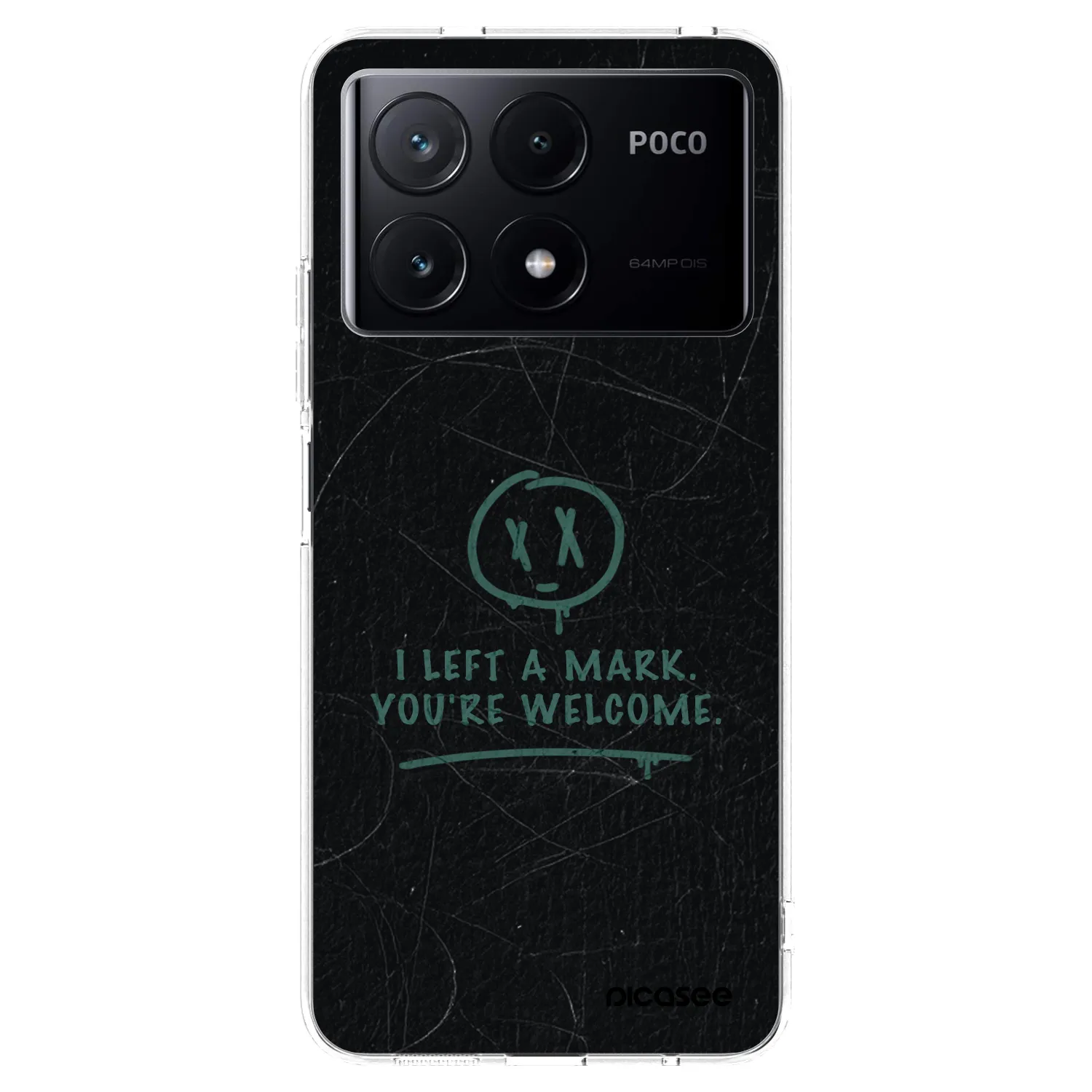 Picasee átlátszó szilikon tok az alábbi mobiltelefonokra Xiaomi Poco X6 Pro - LEFT A MARK