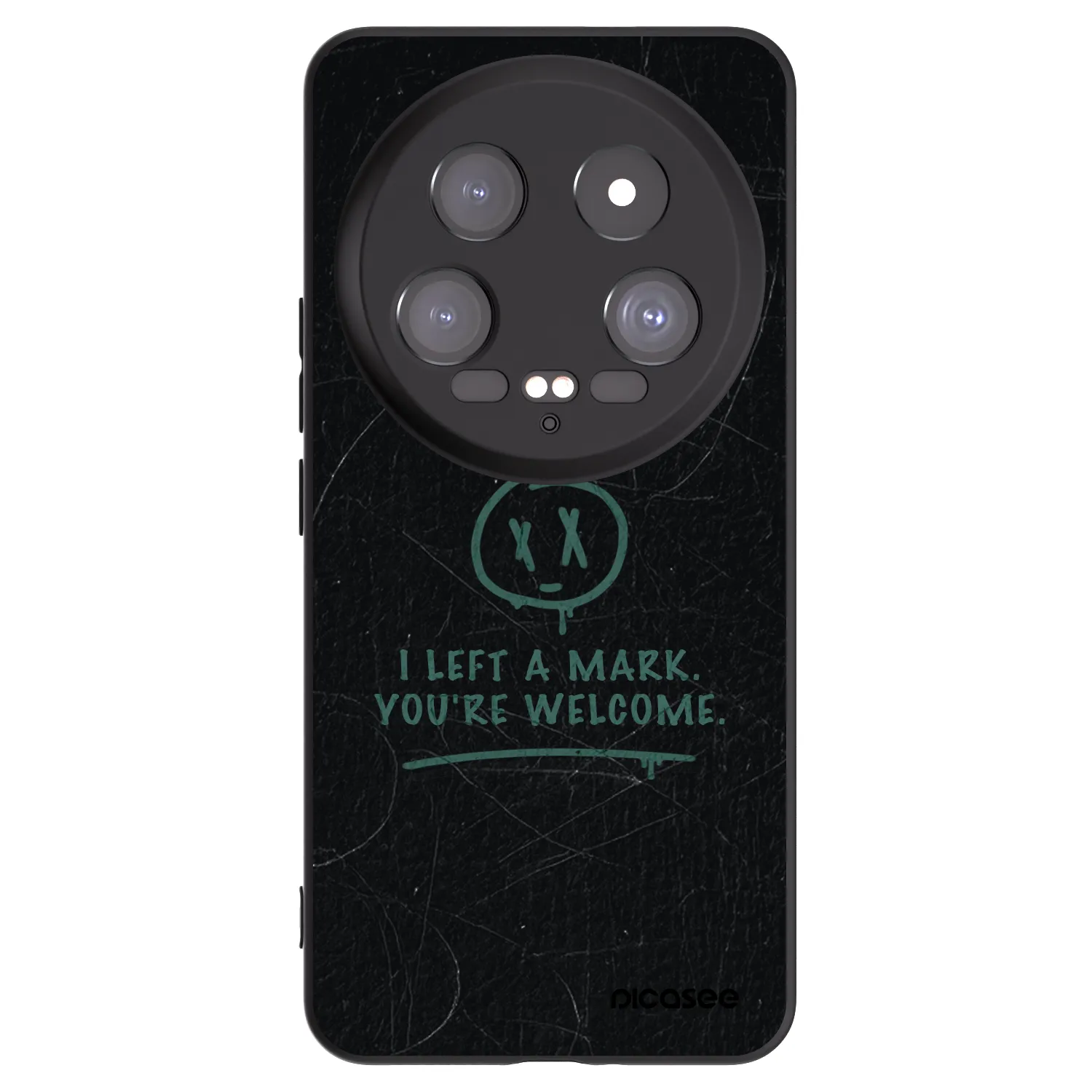 Picasee fekete szilikon tok az alábbi mobiltelefonokra Xiaomi 14 Ultra - LEFT A MARK