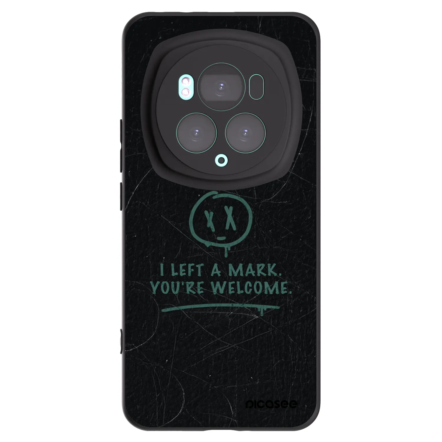 Picasee fekete szilikon tok az alábbi mobiltelefonokra Honor Magic6 Pro - LEFT A MARK
