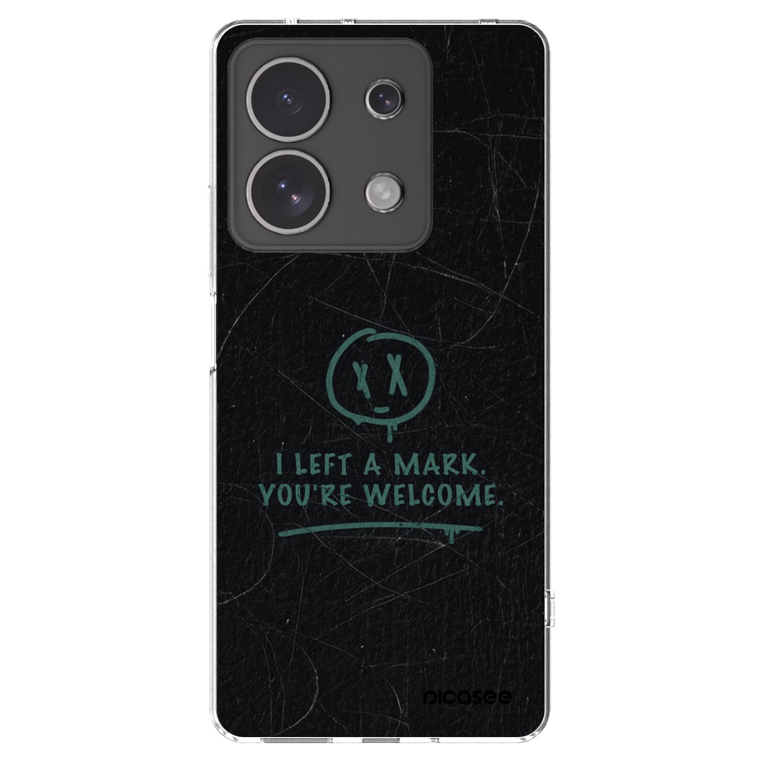 Picasee átlátszó szilikon tok az alábbi mobiltelefonokra Xiaomi Redmi Note 13 4G - LEFT A MARK