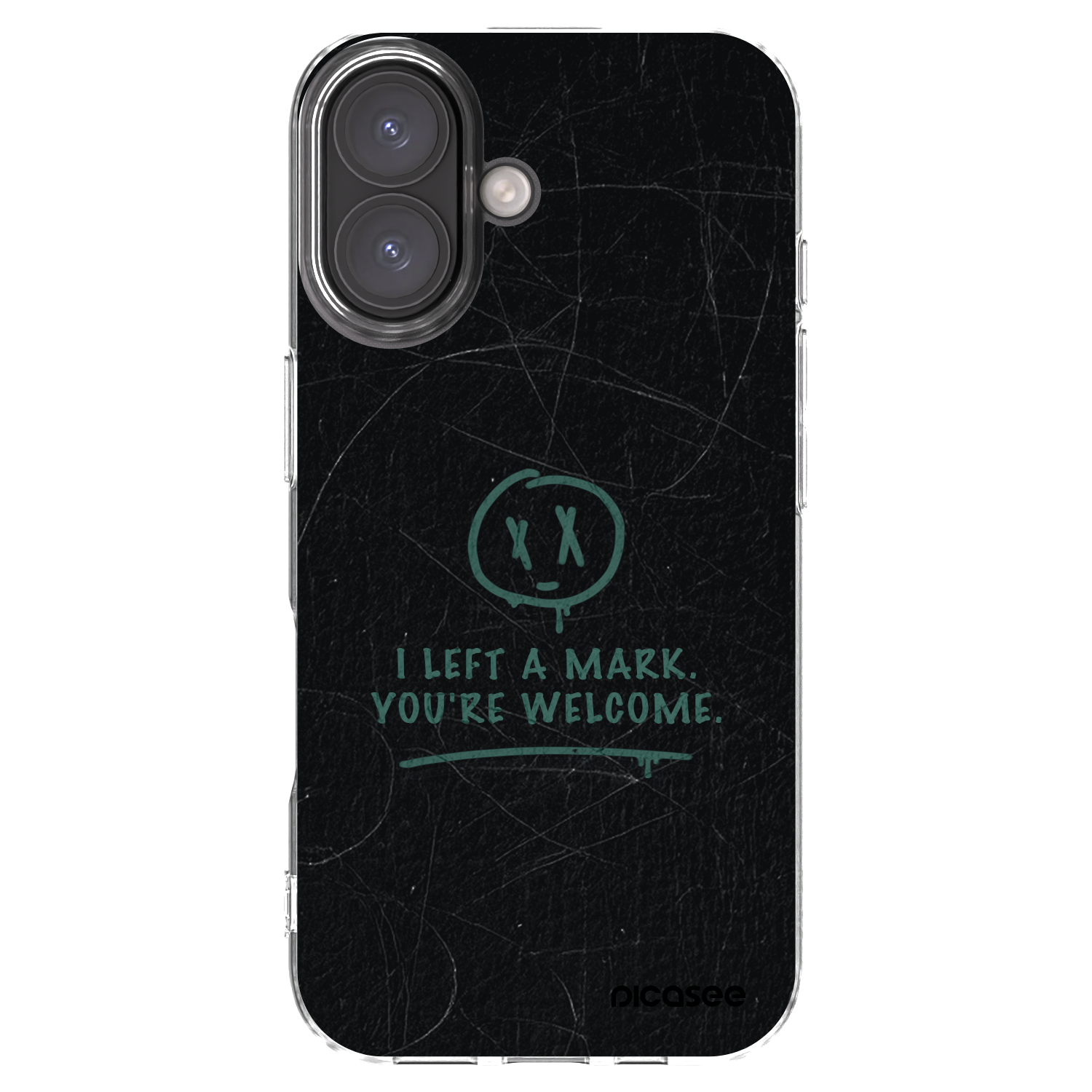 Picasee átlátszó szilikon tok az alábbi mobiltelefonokra Apple iPhone 16 - LEFT A MARK