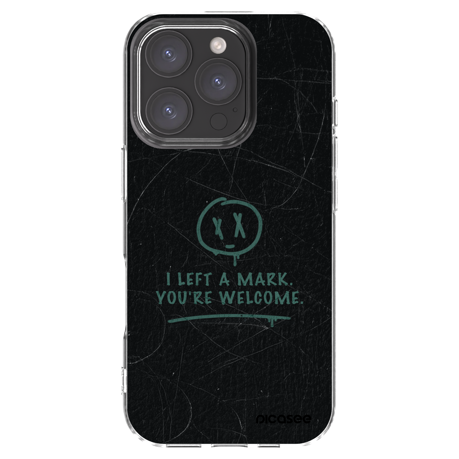 Picasee átlátszó szilikon tok az alábbi mobiltelefonokra Apple iPhone 16 Pro - LEFT A MARK