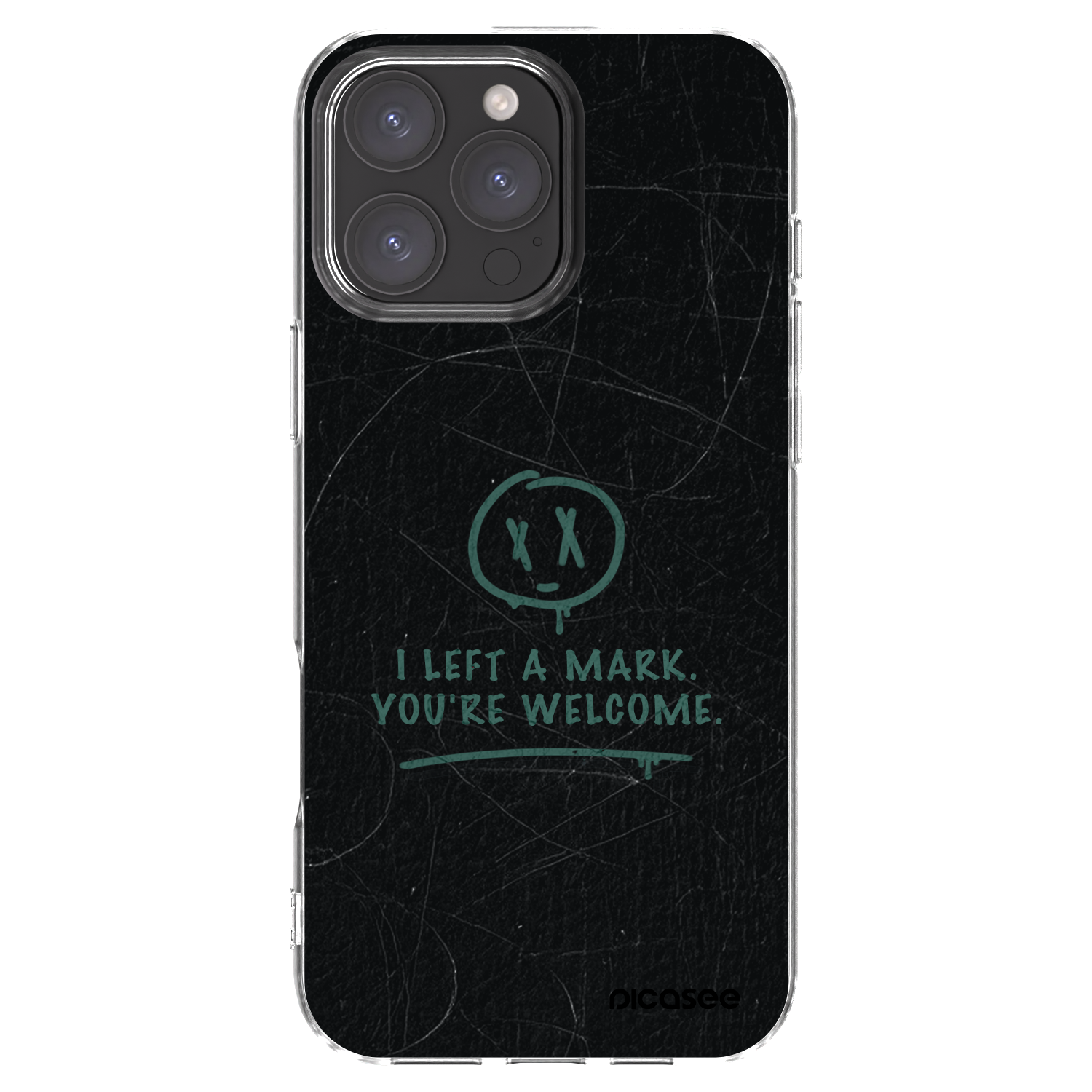 Picasee átlátszó szilikon tok az alábbi mobiltelefonokra Apple iPhone 16 Pro Max - LEFT A MARK