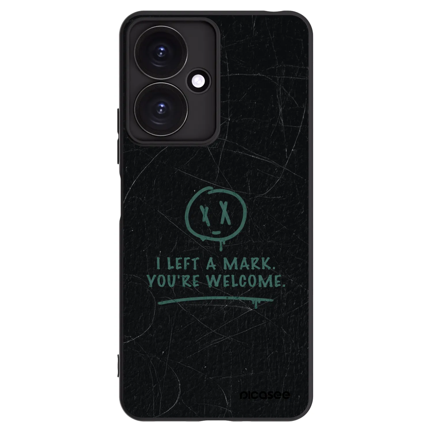 Picasee fekete szilikon tok az alábbi mobiltelefonokra Xiaomi Redmi 13C 5G - LEFT A MARK