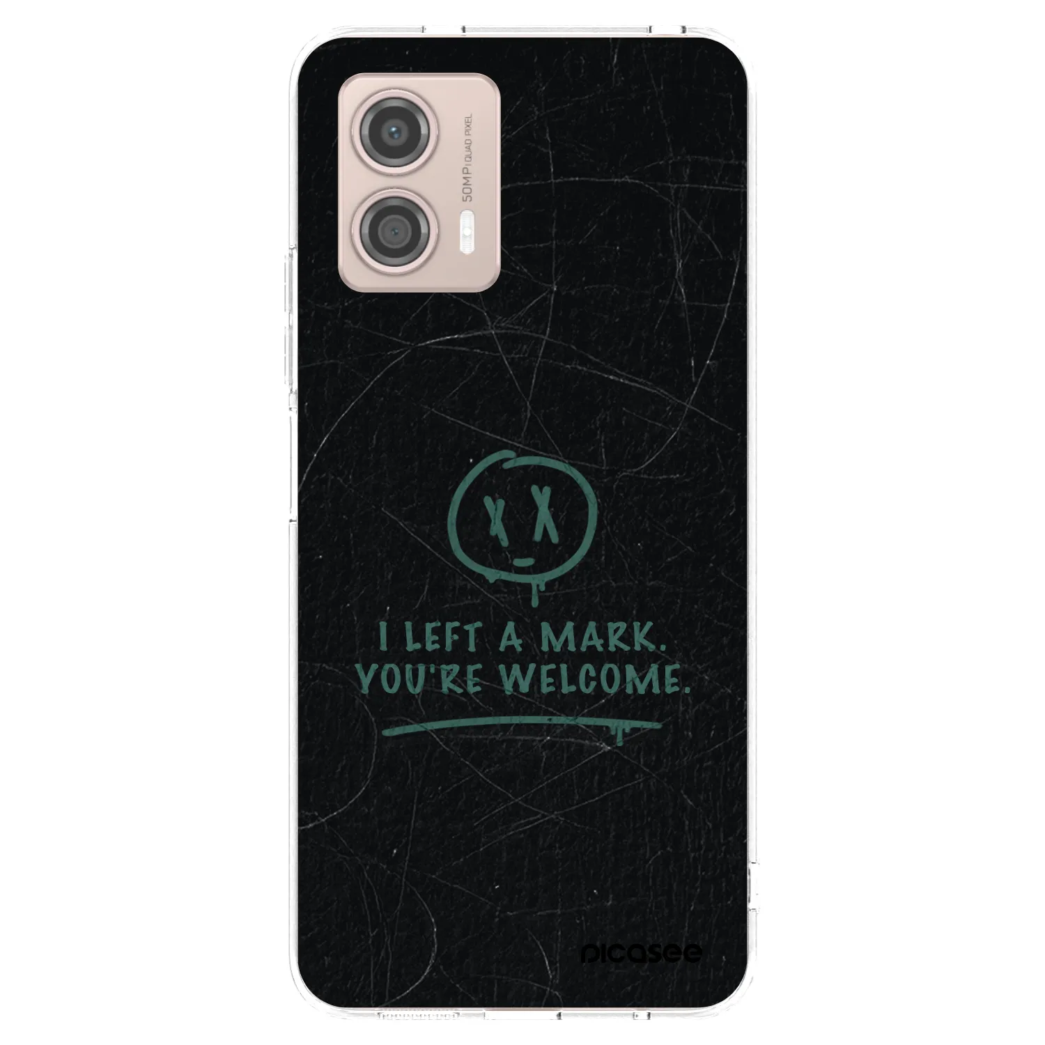 Picasee átlátszó szilikon tok az alábbi mobiltelefonokra Motorola Moto G53 5G - LEFT A MARK