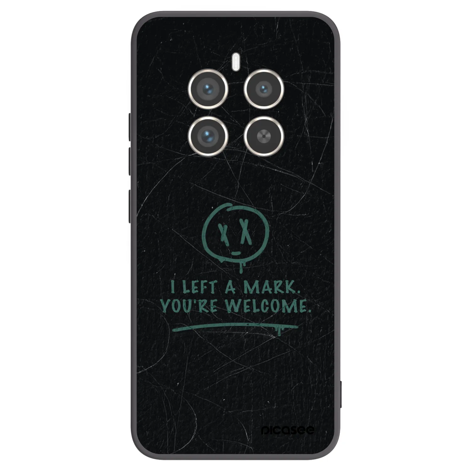 Picasee fekete szilikon tok az alábbi mobiltelefonokra Realme 12 Pro 5G - LEFT A MARK