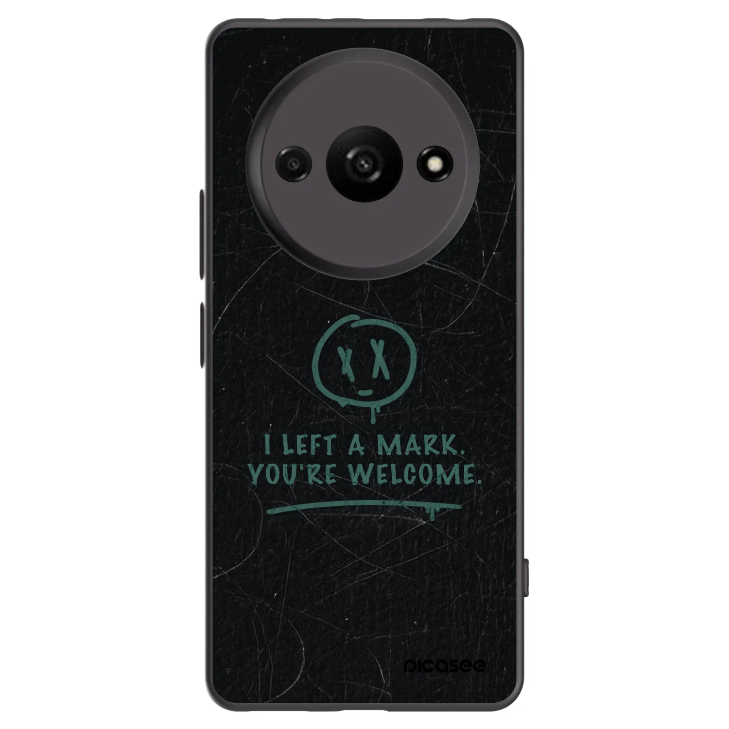 Picasee fekete szilikon tok az alábbi mobiltelefonokra Xiaomi Redmi A3 - LEFT A MARK