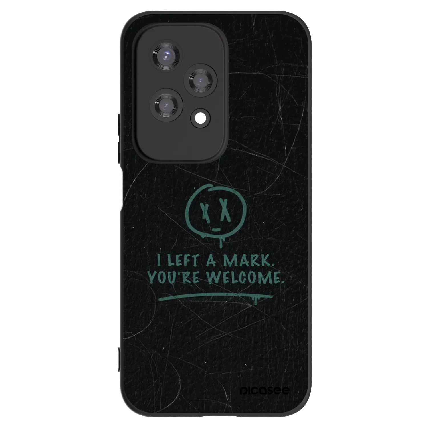 Picasee fekete szilikon tok az alábbi mobiltelefonokra Honor 200 Lite - LEFT A MARK