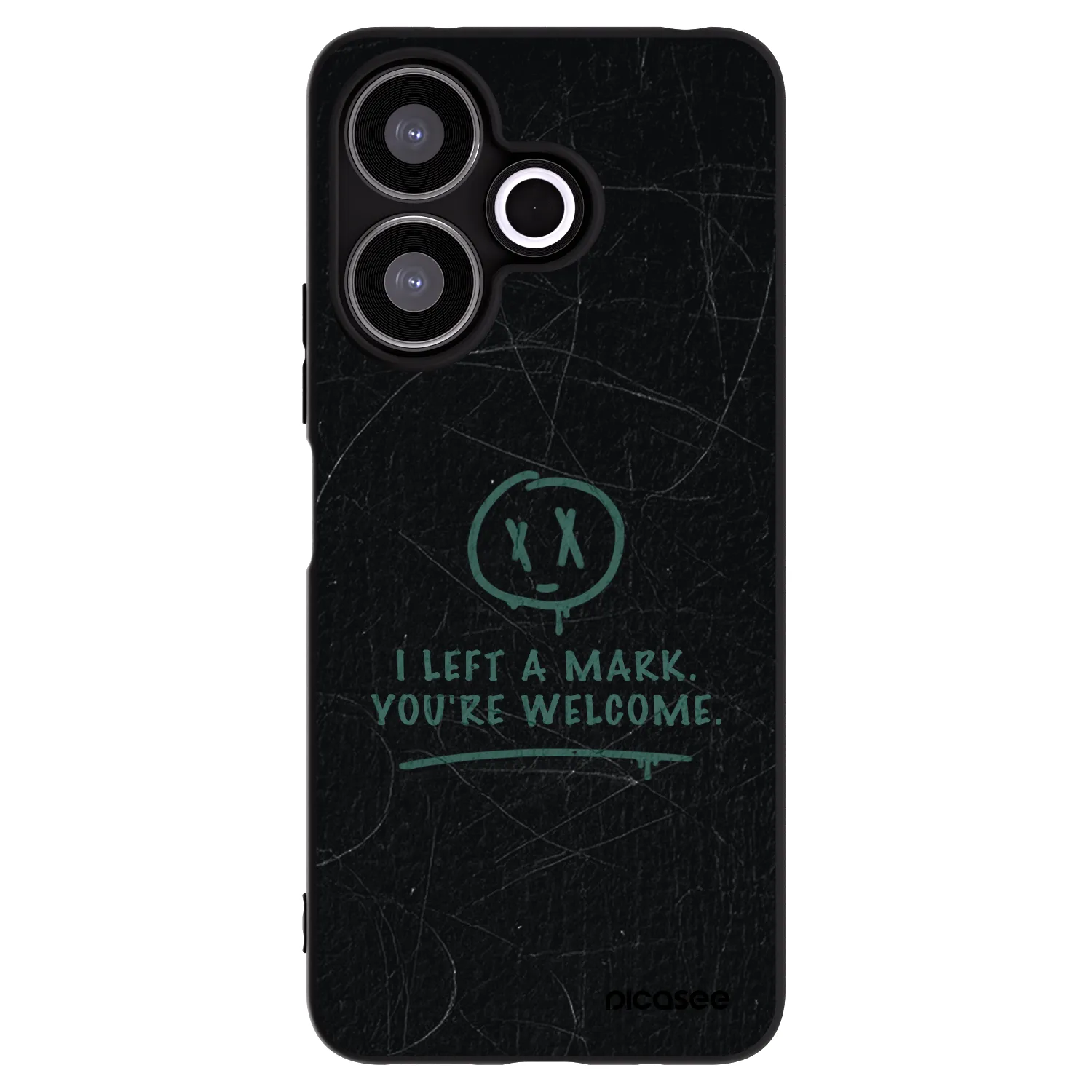 Picasee fekete szilikon tok az alábbi mobiltelefonokra Xiaomi Redmi 13 4G - LEFT A MARK