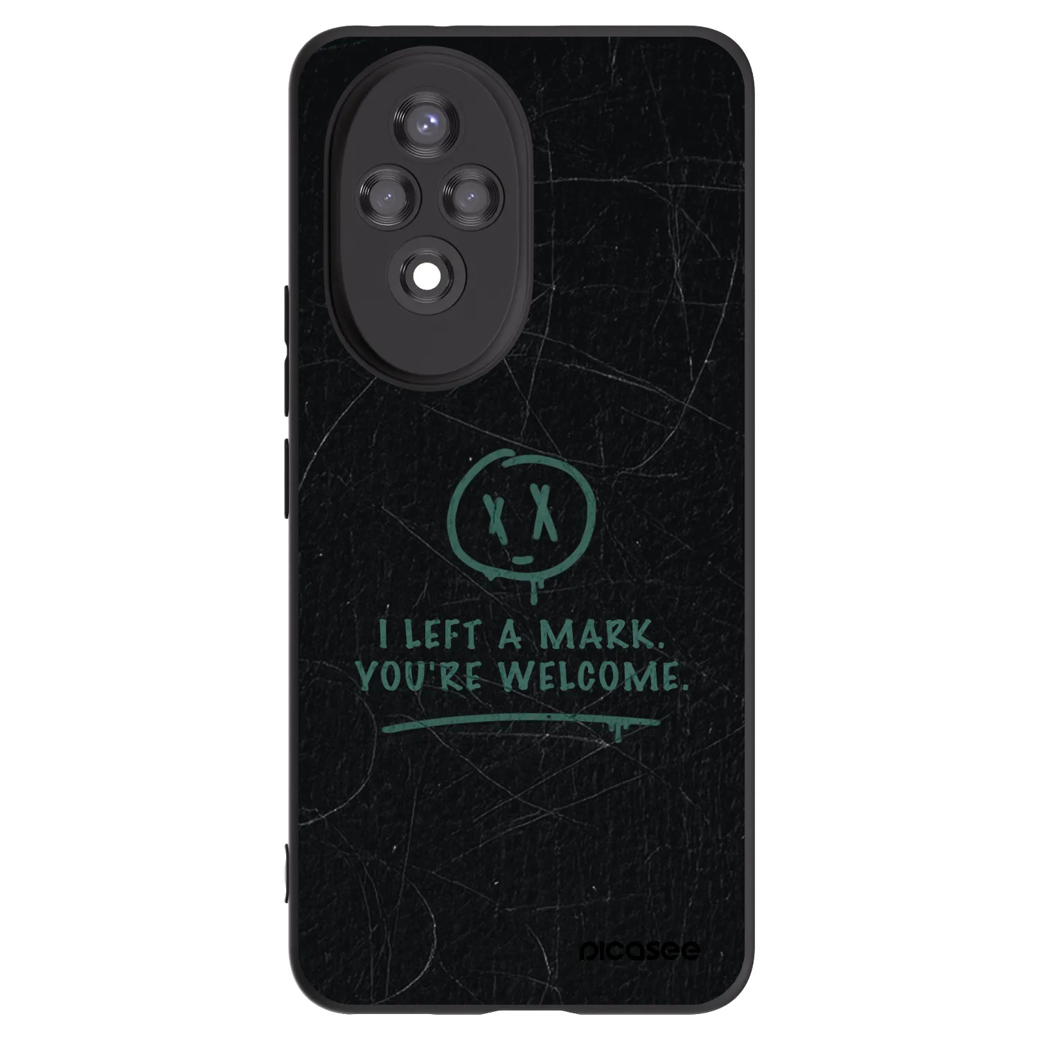 Picasee fekete szilikon tok az alábbi mobiltelefonokra Honor 200 5G - LEFT A MARK