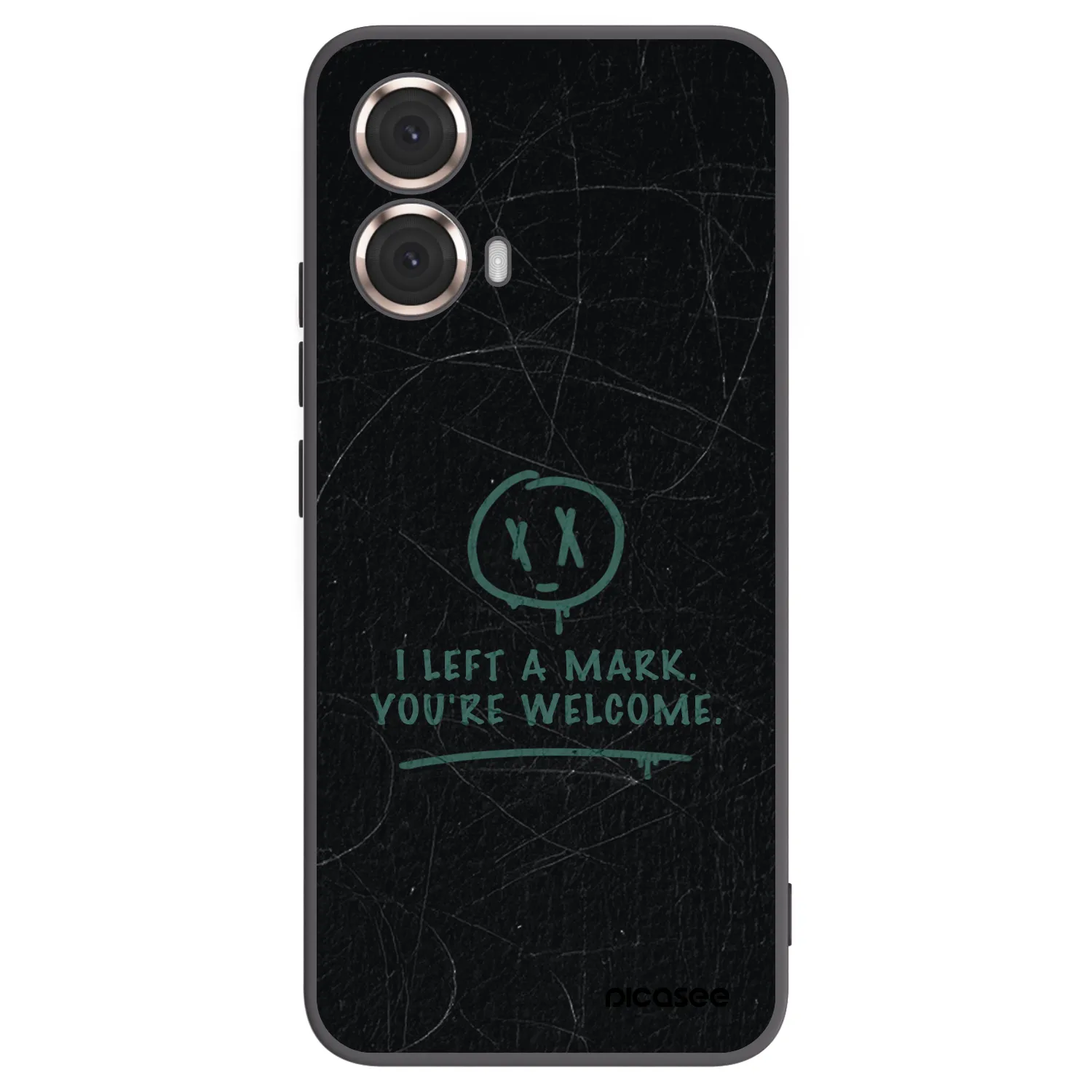 Picasee fekete szilikon tok az alábbi mobiltelefonokra Motorola Moto G85 - LEFT A MARK